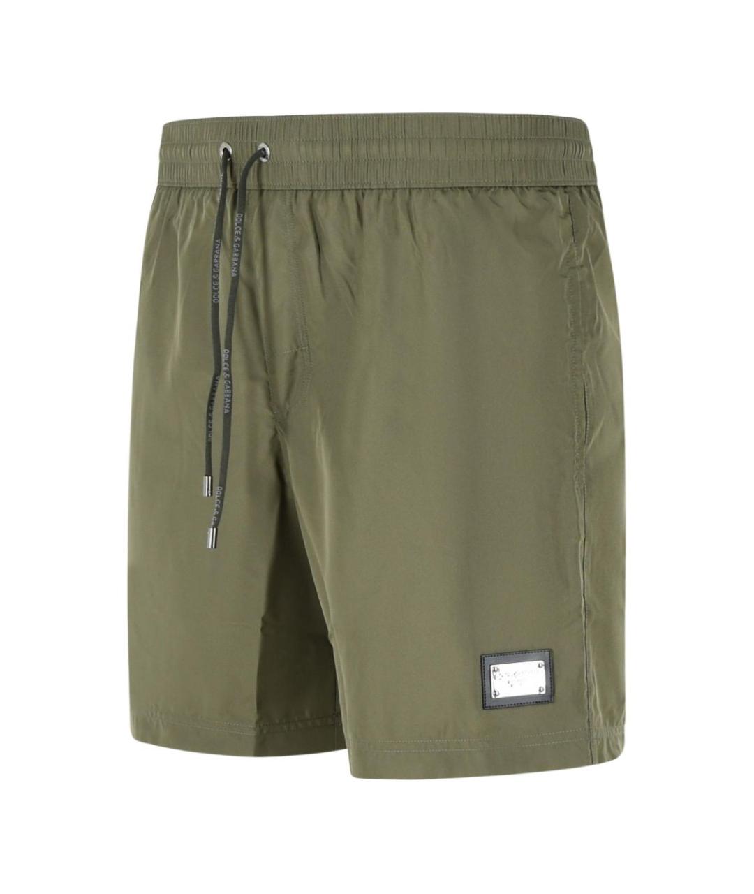 DOLCE&GABBANA Зеленые плавки, фото 3