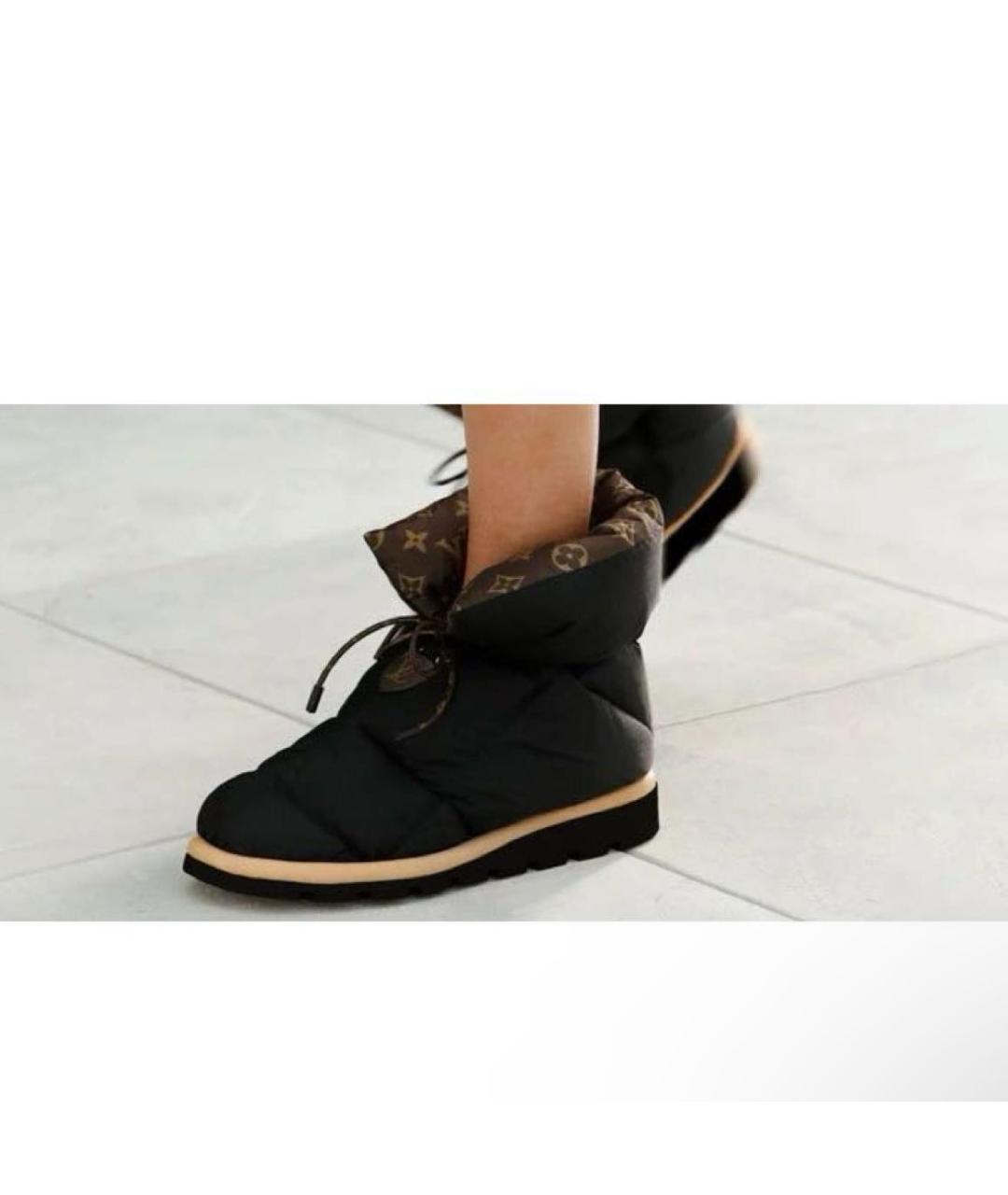 LOUIS VUITTON Черные ботинки, фото 2