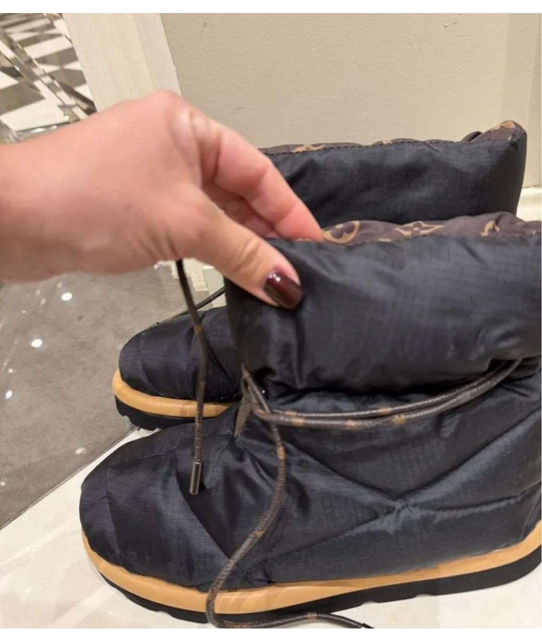 LOUIS VUITTON Черные ботинки, фото 5