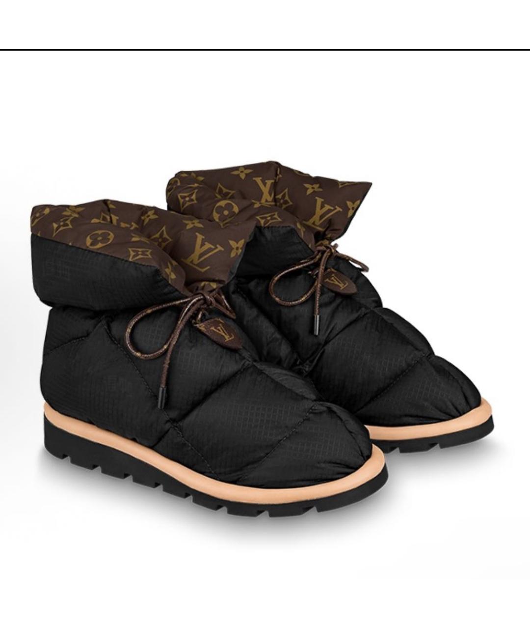 LOUIS VUITTON Черные ботинки, фото 3