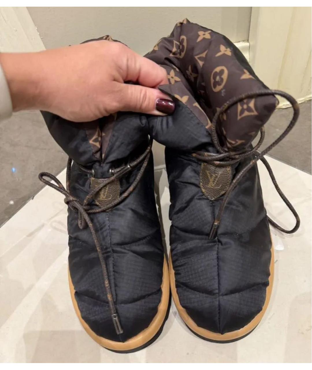 LOUIS VUITTON Черные ботинки, фото 6