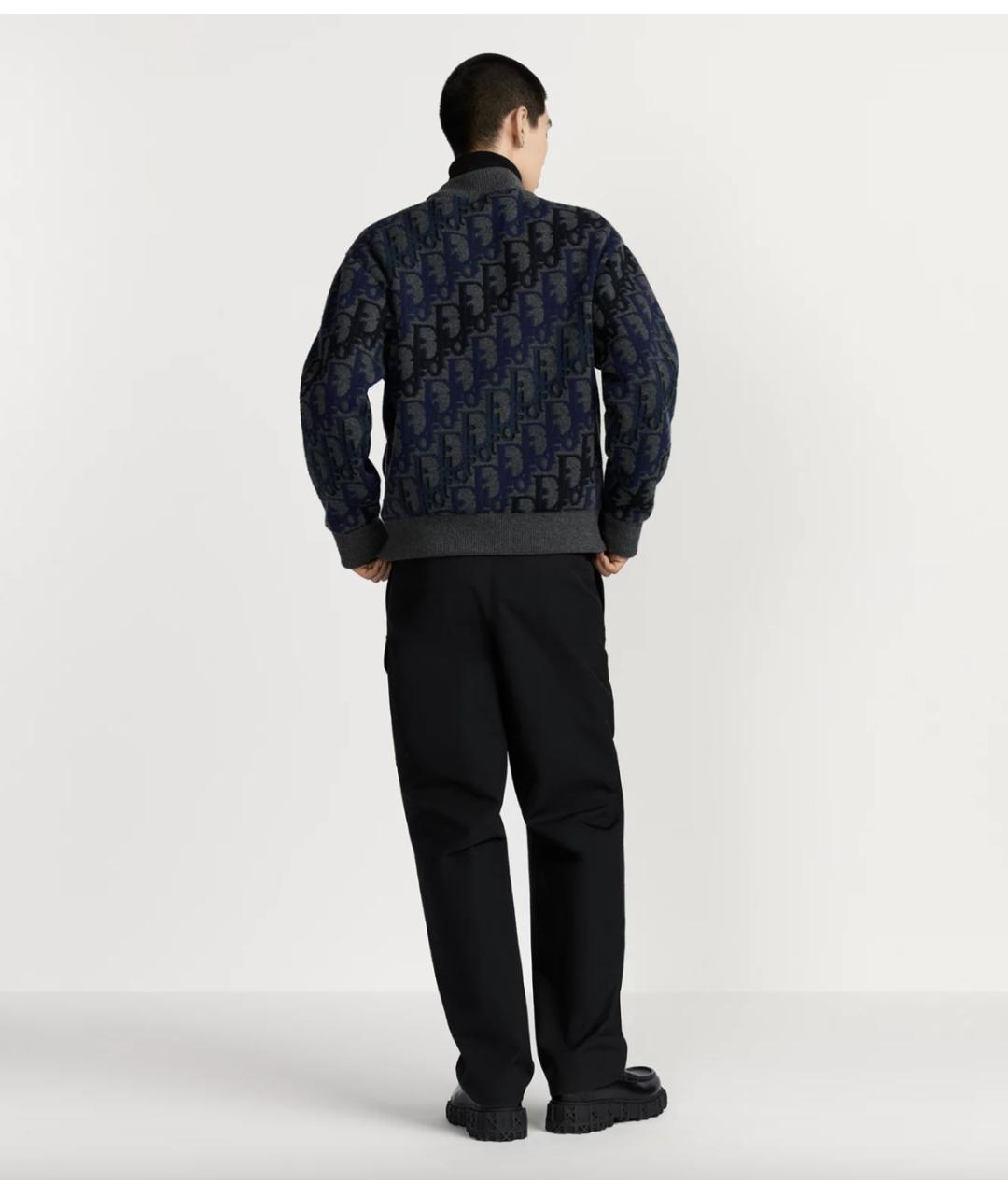 CHRISTIAN DIOR Серая шерстяная куртка, фото 4