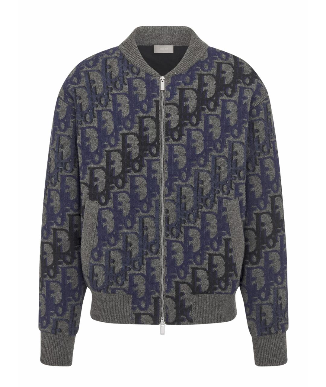 CHRISTIAN DIOR Серая шерстяная куртка, фото 1