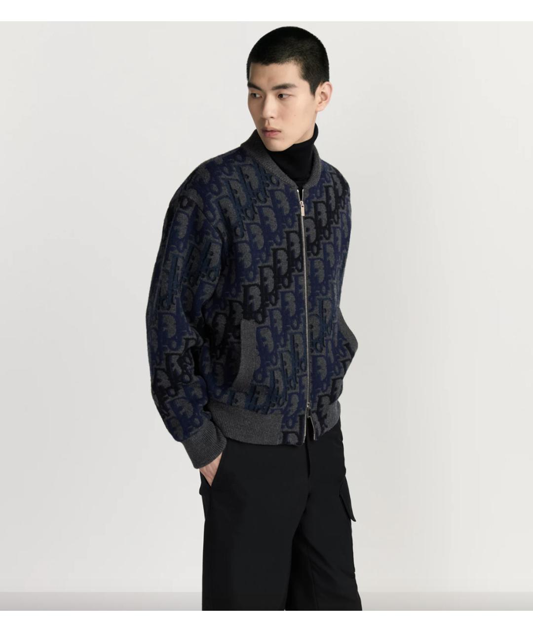 CHRISTIAN DIOR Серая шерстяная куртка, фото 3