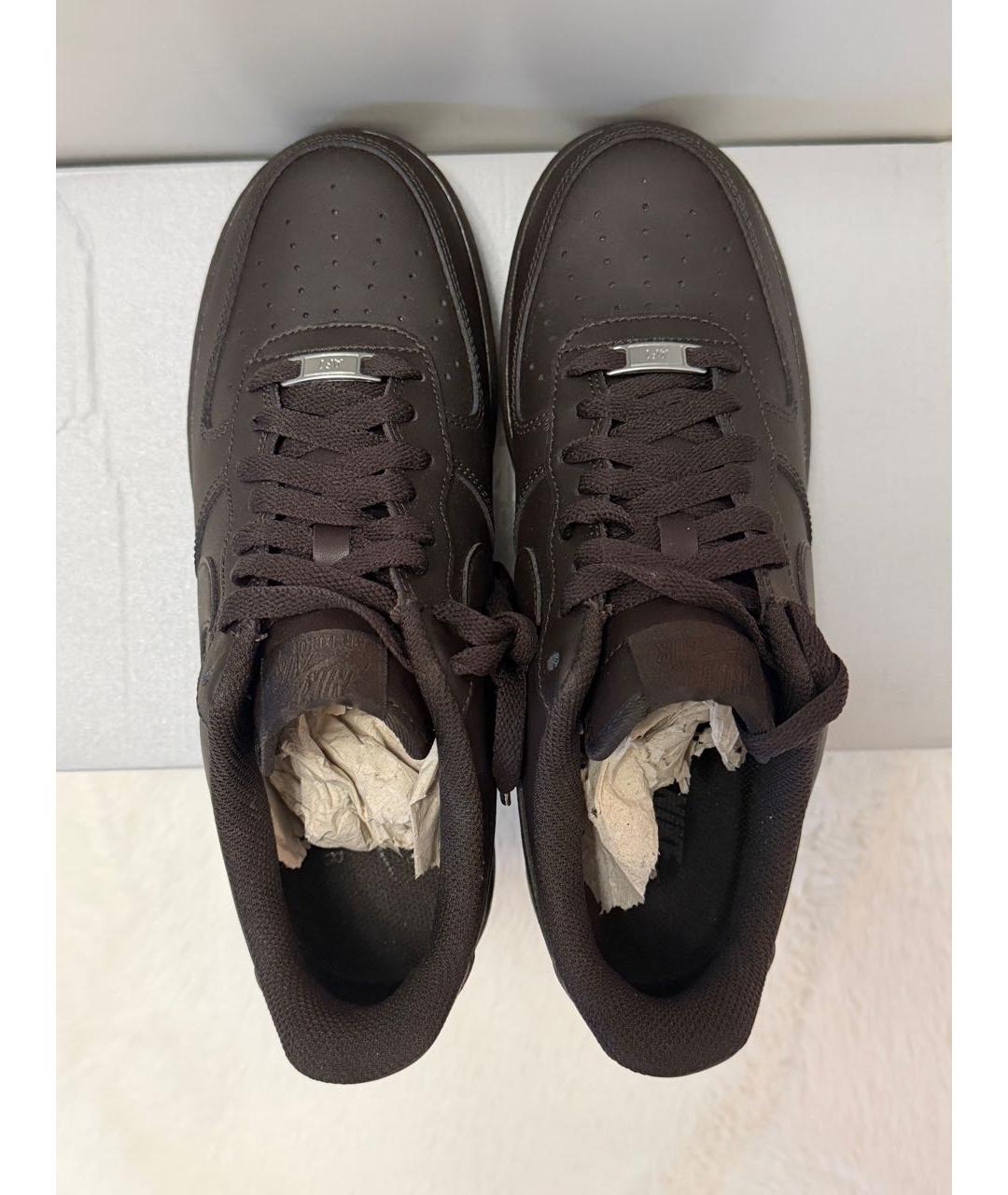 NIKE Коричневые низкие кроссовки / кеды, фото 3