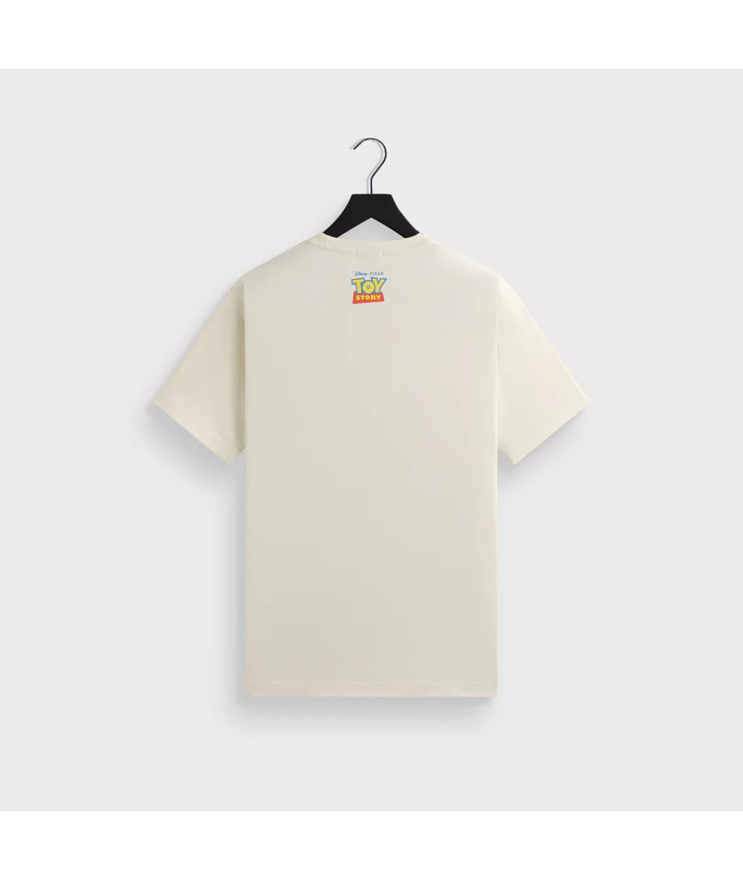 KITH Бежевая хлопковая футболка, фото 2