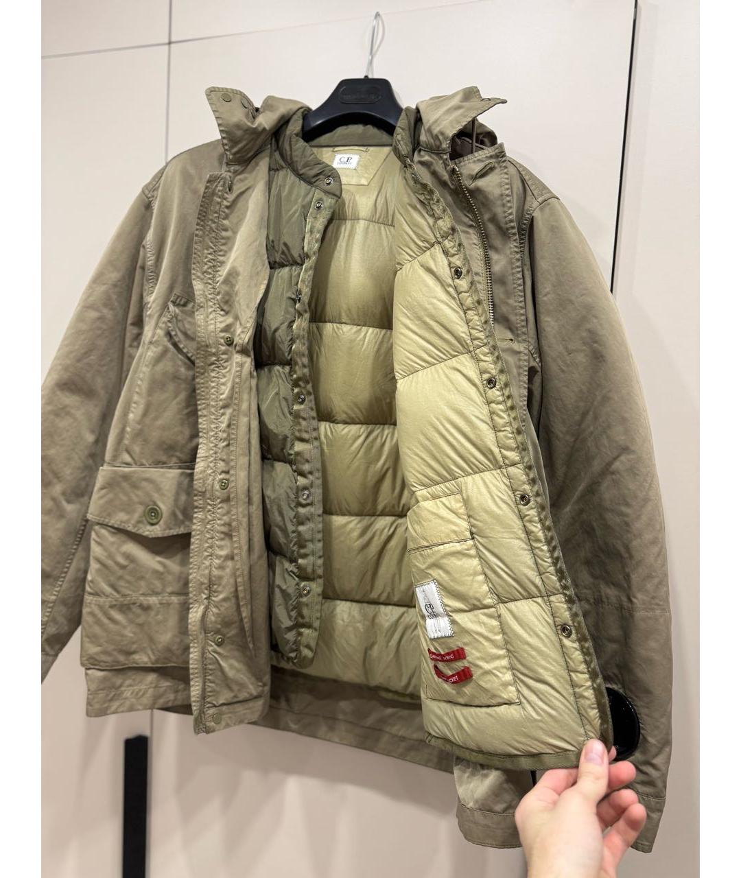 CP COMPANY Хаки хлопковая куртка, фото 4