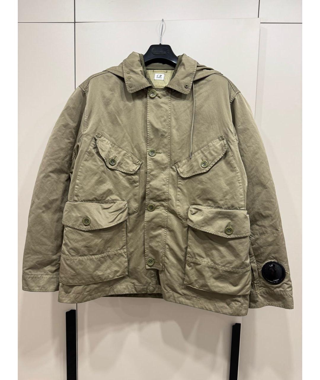 CP COMPANY Хаки хлопковая куртка, фото 8