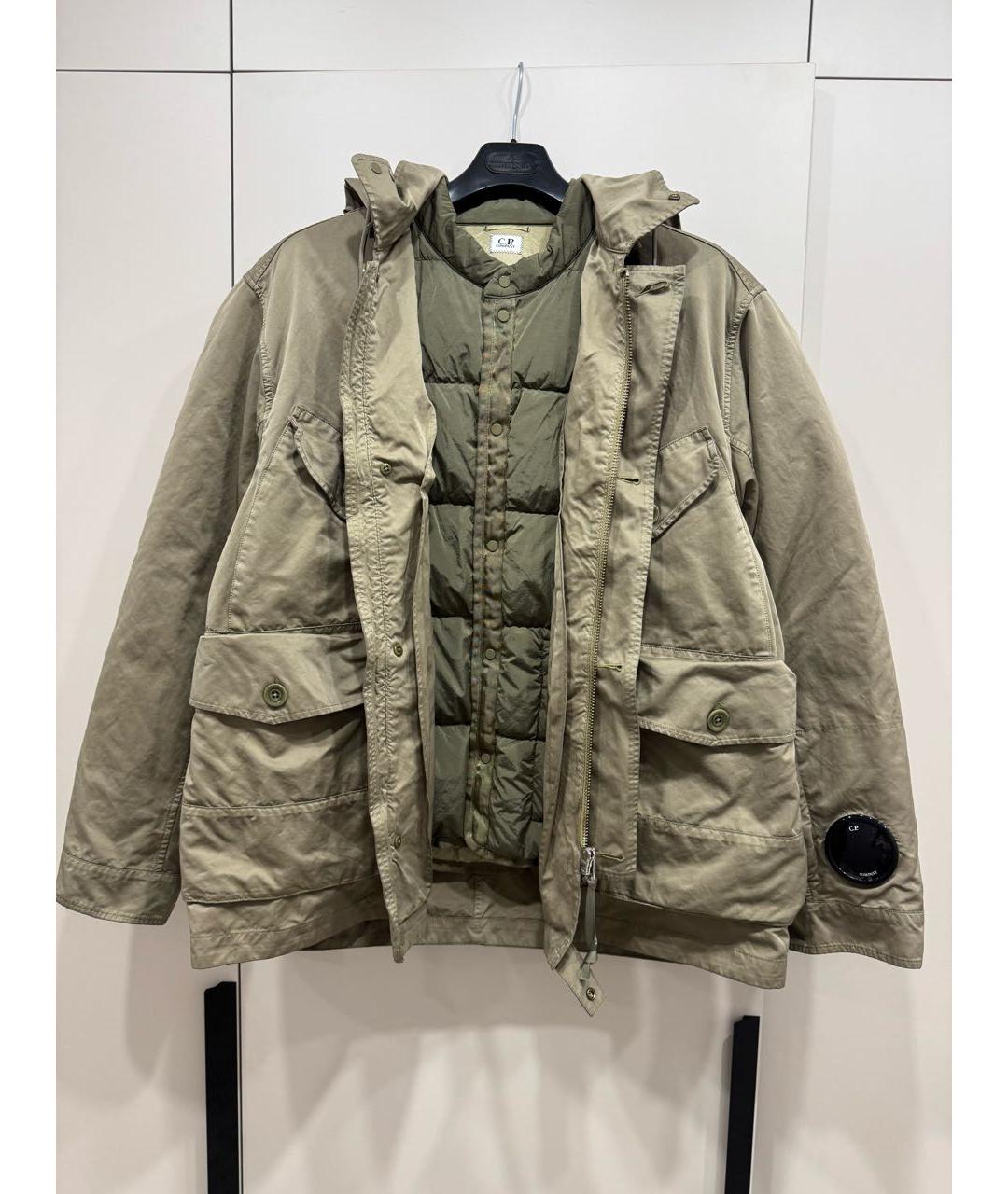 CP COMPANY Хаки хлопковая куртка, фото 3