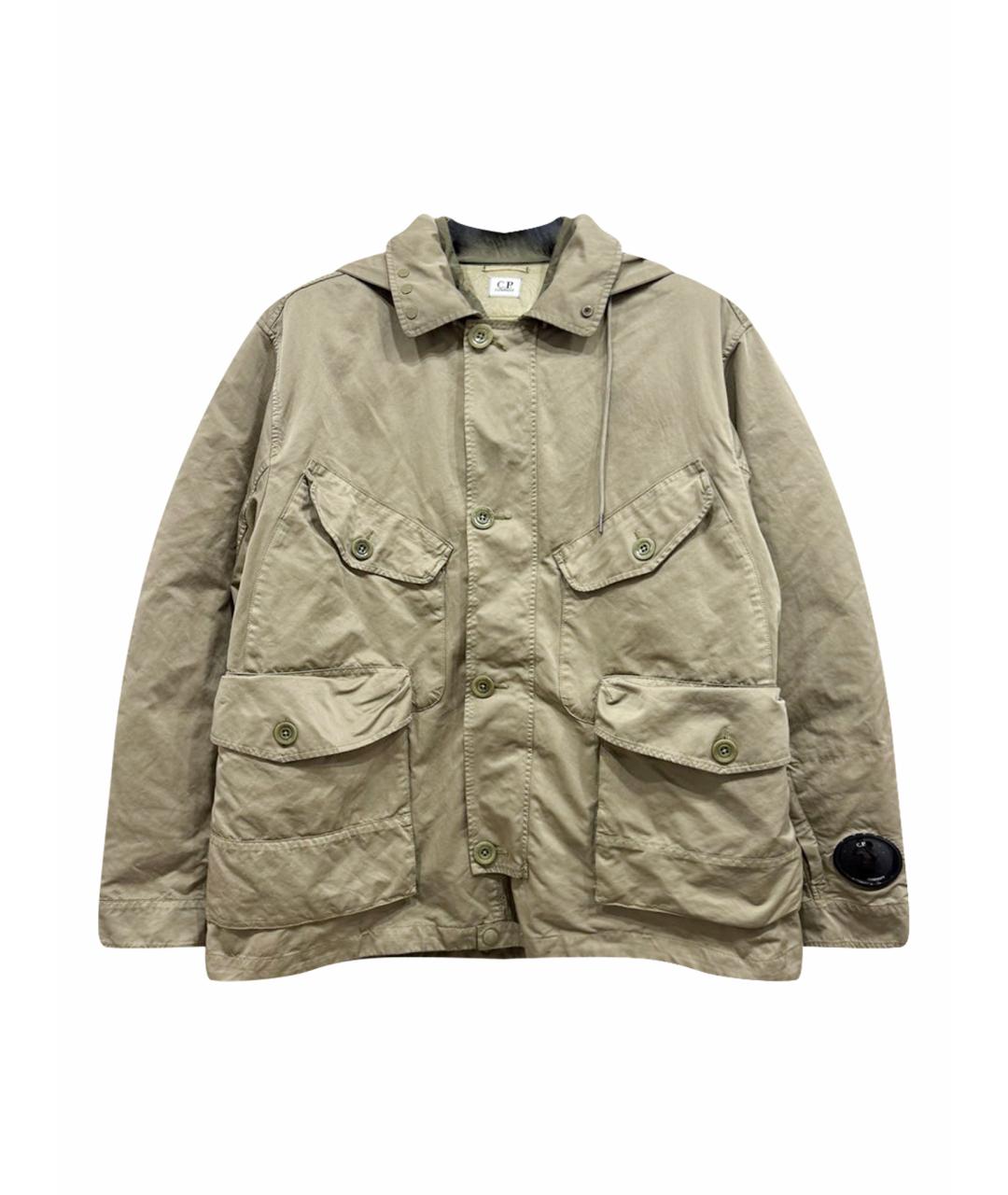 CP COMPANY Хаки хлопковая куртка, фото 1