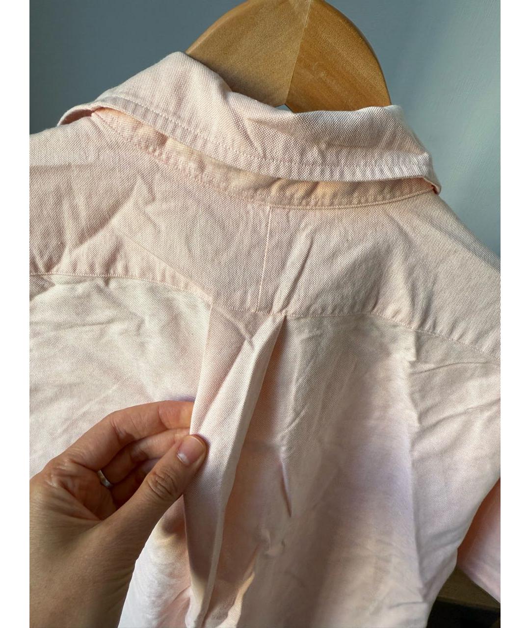 RALPH LAUREN Коралловая хлопковая кэжуал рубашка, фото 2