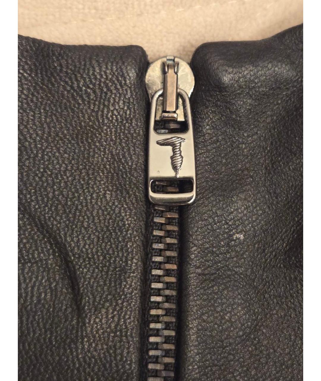 TRUSSARDI Черное вискозное коктейльное платье, фото 5