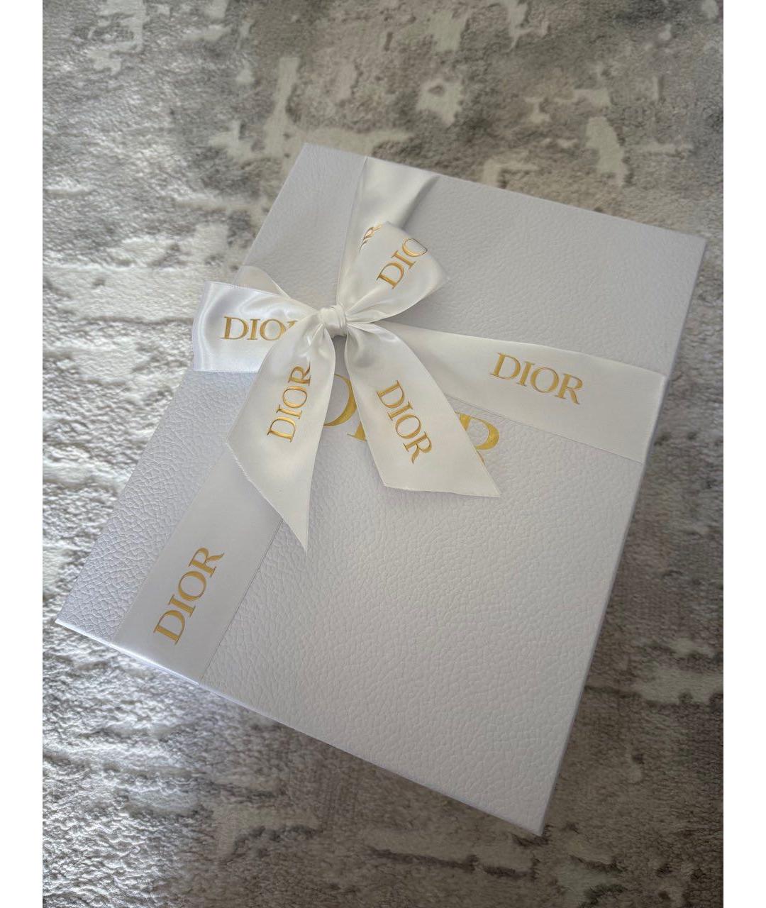 CHRISTIAN DIOR Золотые кожаные кроссовки, фото 6