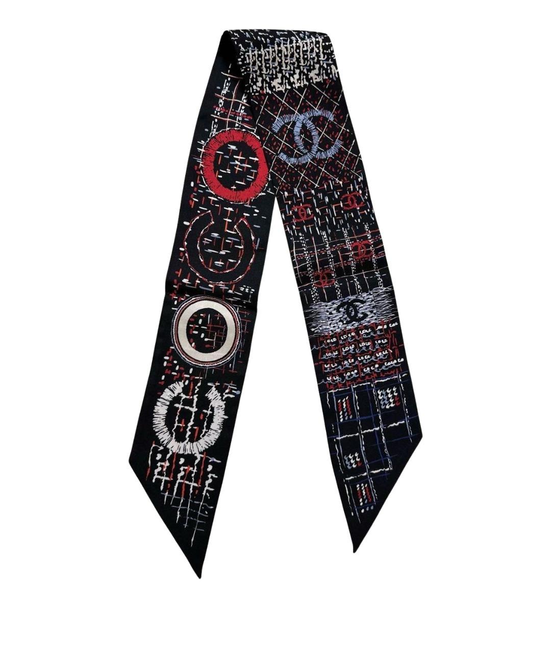 CHANEL Мульти шелковый шарф, фото 1