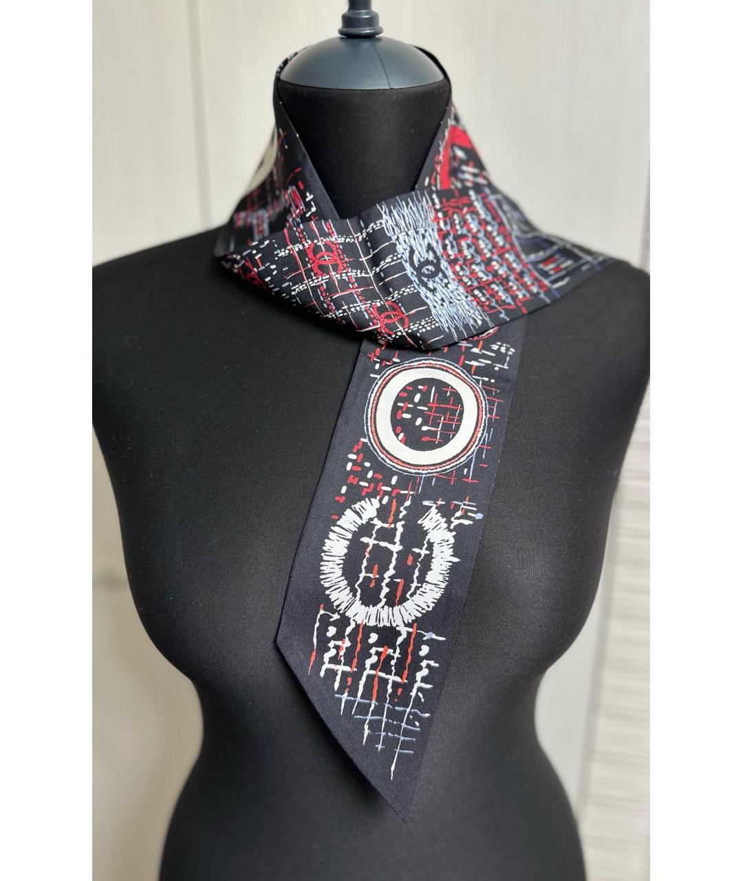 CHANEL Мульти шелковый шарф, фото 3