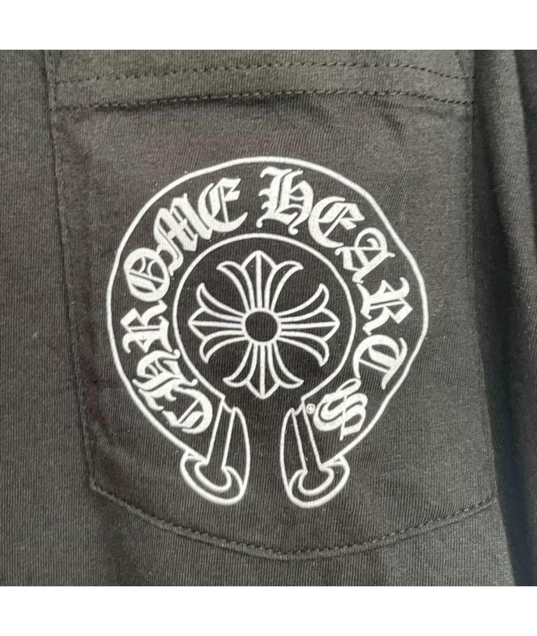 CHROME HEARTS Черная футболка, фото 2