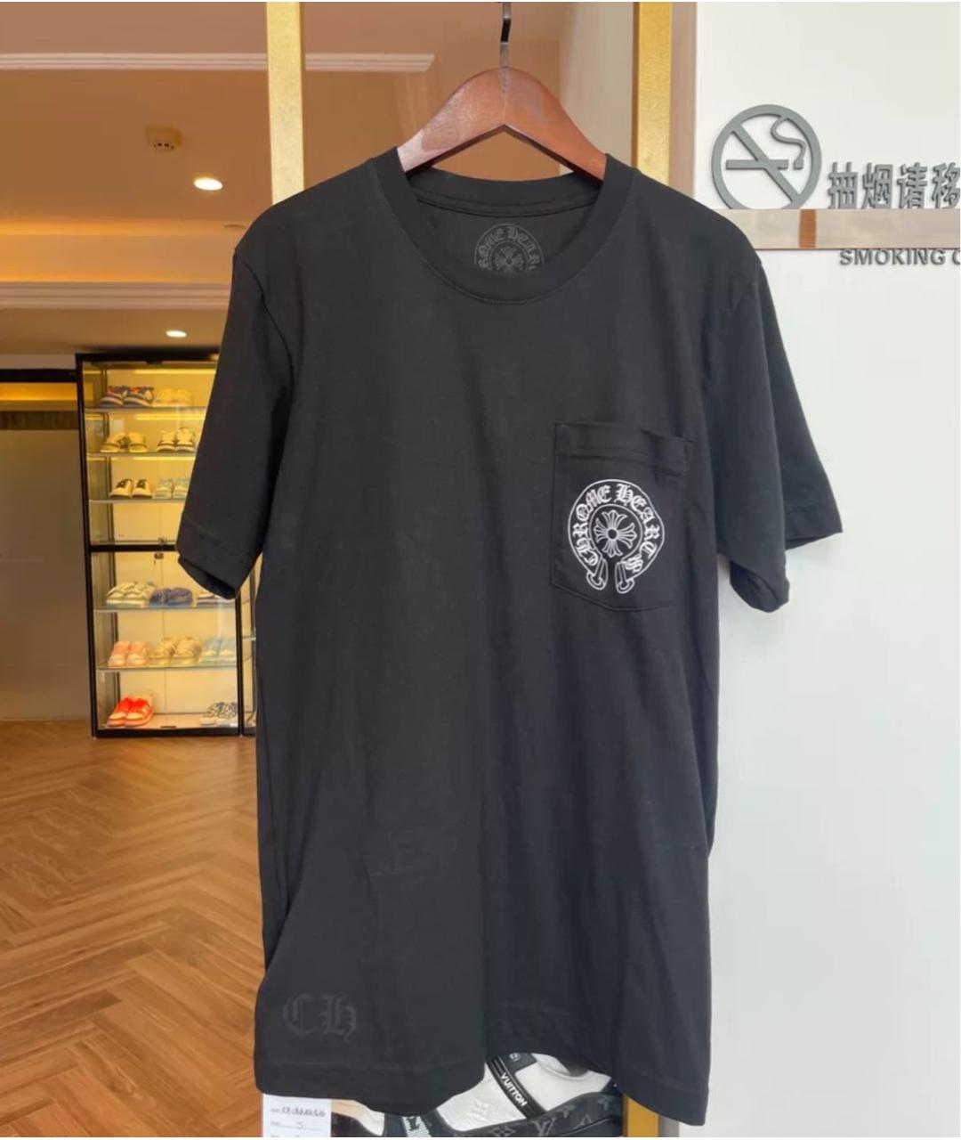 CHROME HEARTS Черная футболка, фото 7