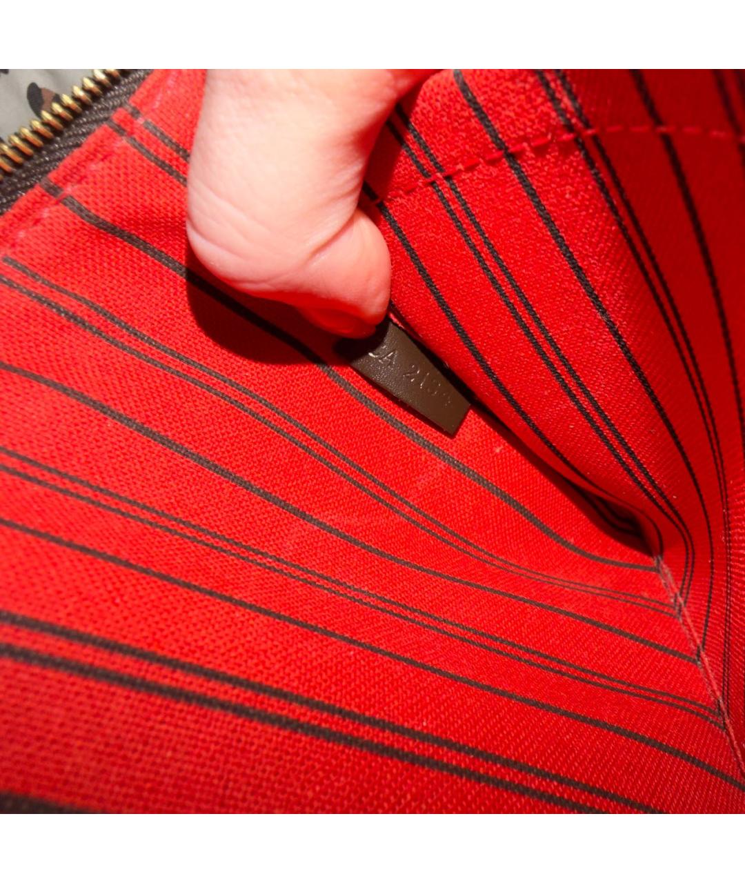 LOUIS VUITTON Коричневая сумка с короткими ручками, фото 5