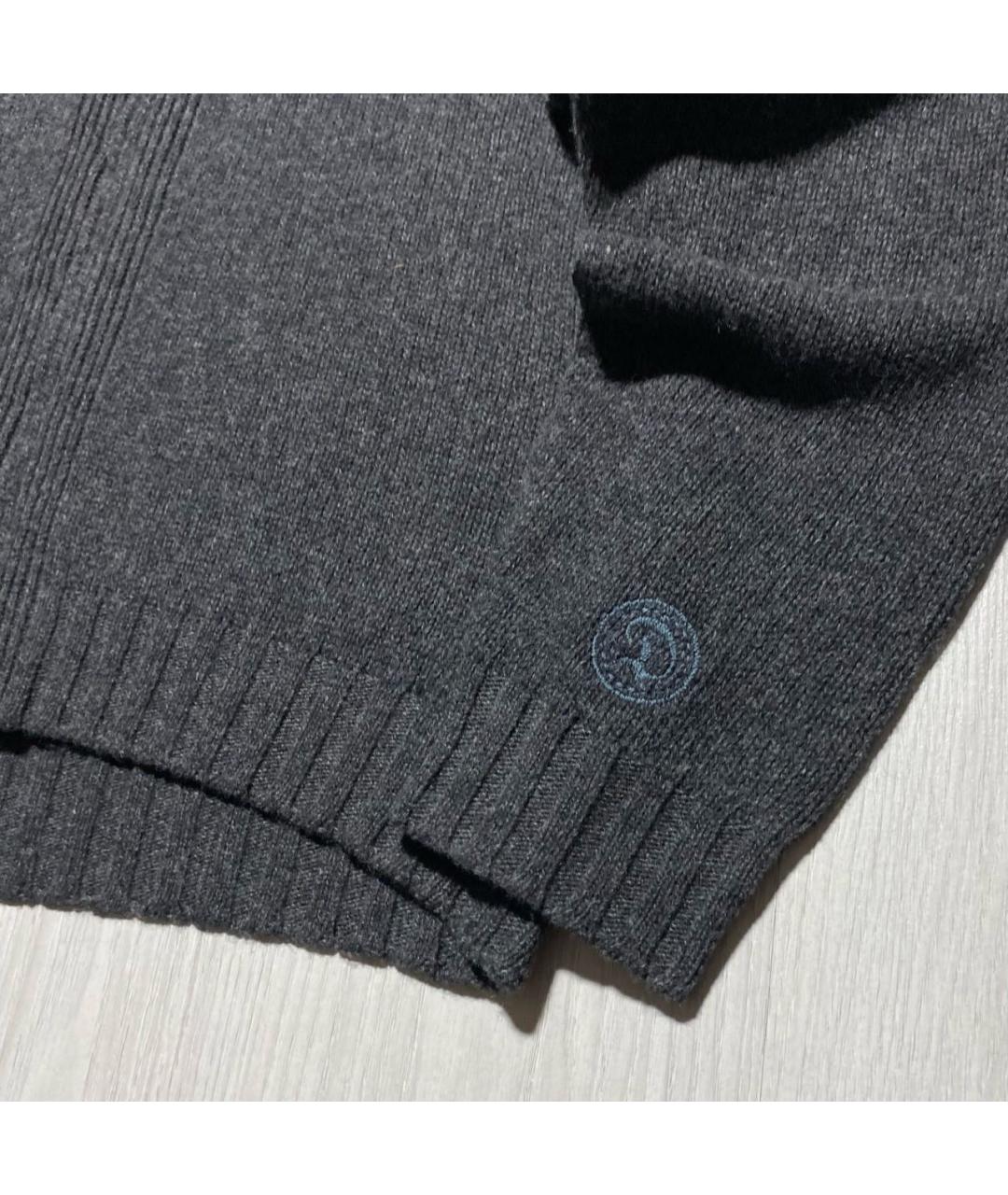 DIESEL Антрацитовый шерстяной джемпер / свитер, фото 5