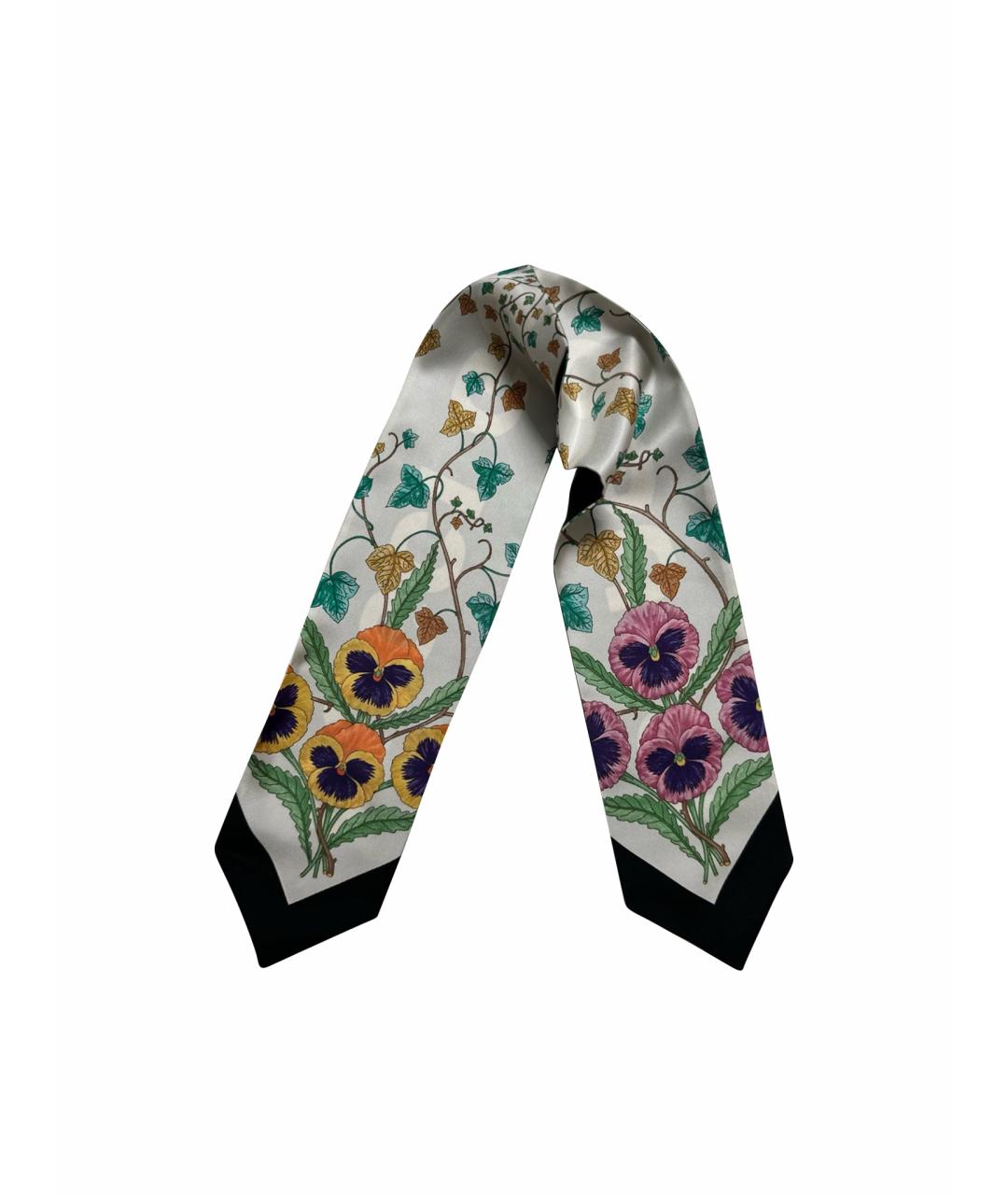 GUCCI Мульти шелковый шарф, фото 1