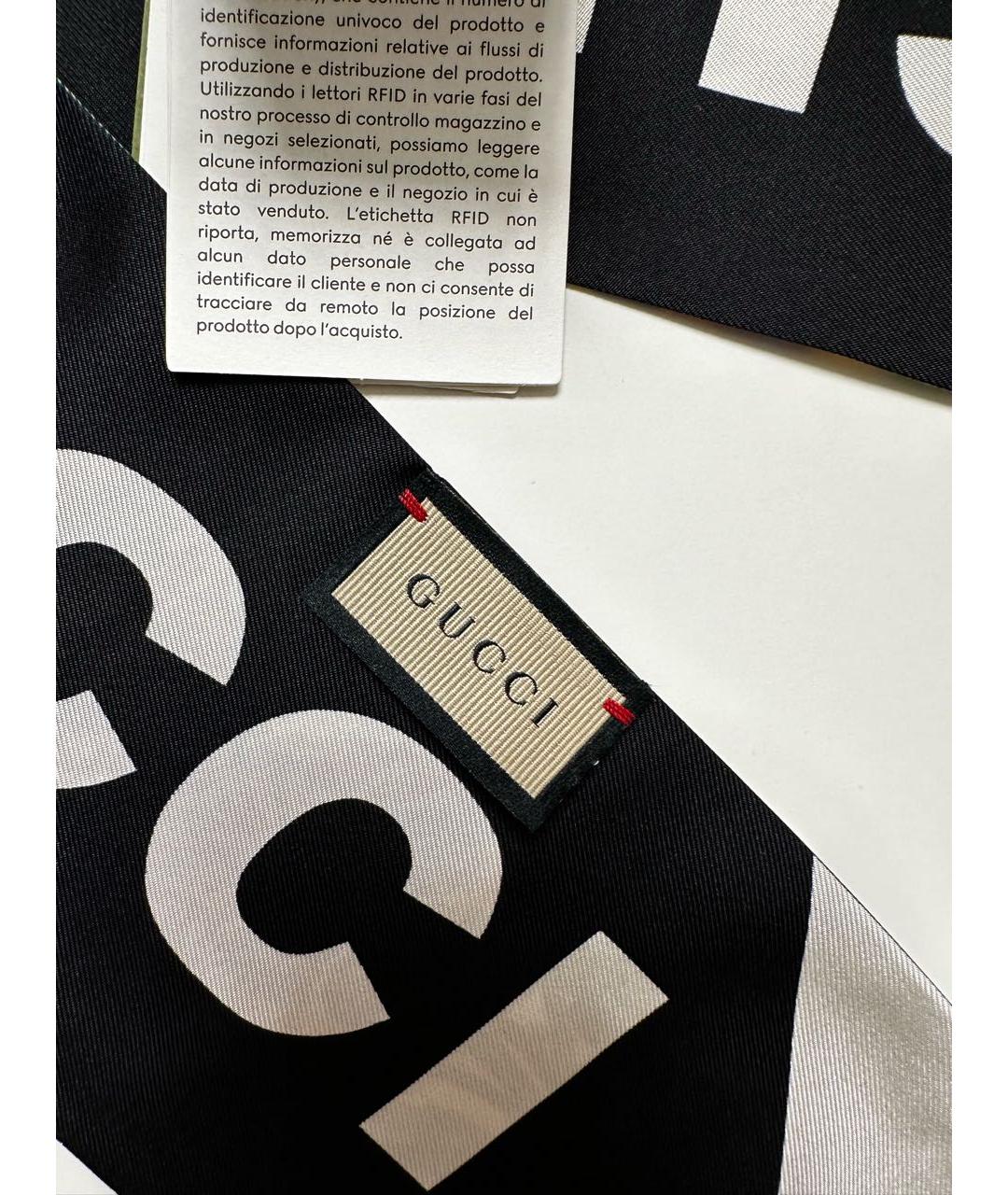 GUCCI Мульти шелковый шарф, фото 7