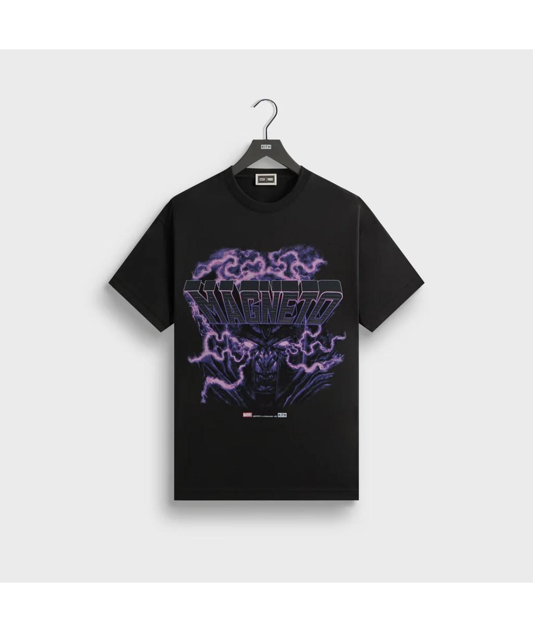 KITH Черная хлопковая футболка, фото 3