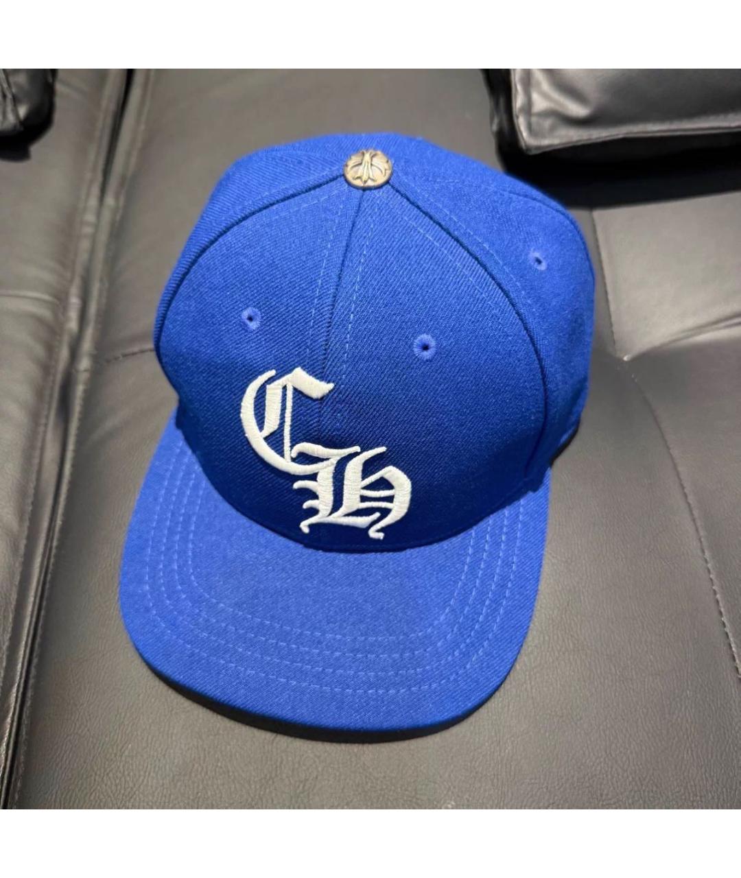 CHROME HEARTS Синяя кепка/бейсболка, фото 2