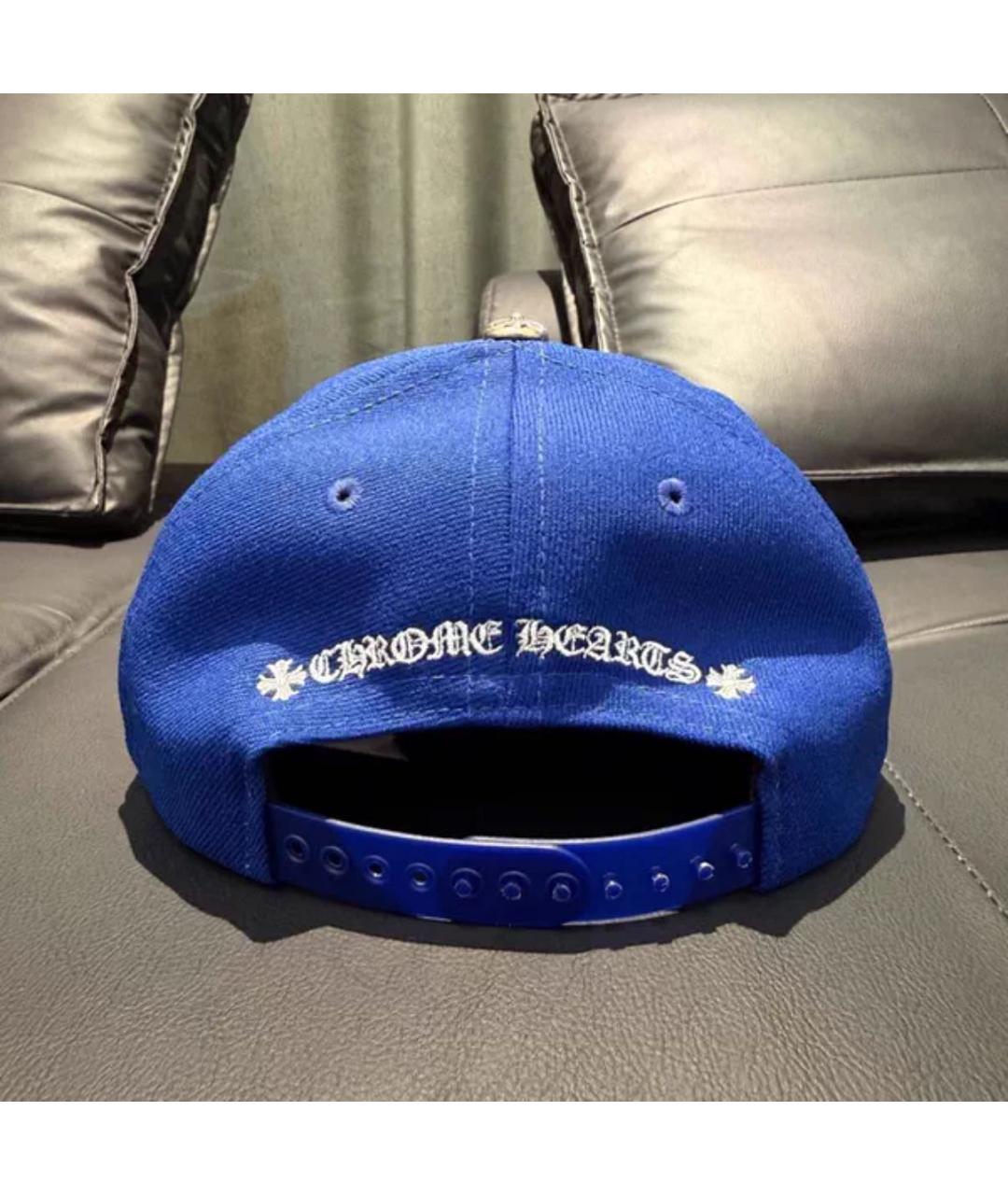 CHROME HEARTS Синяя кепка/бейсболка, фото 4