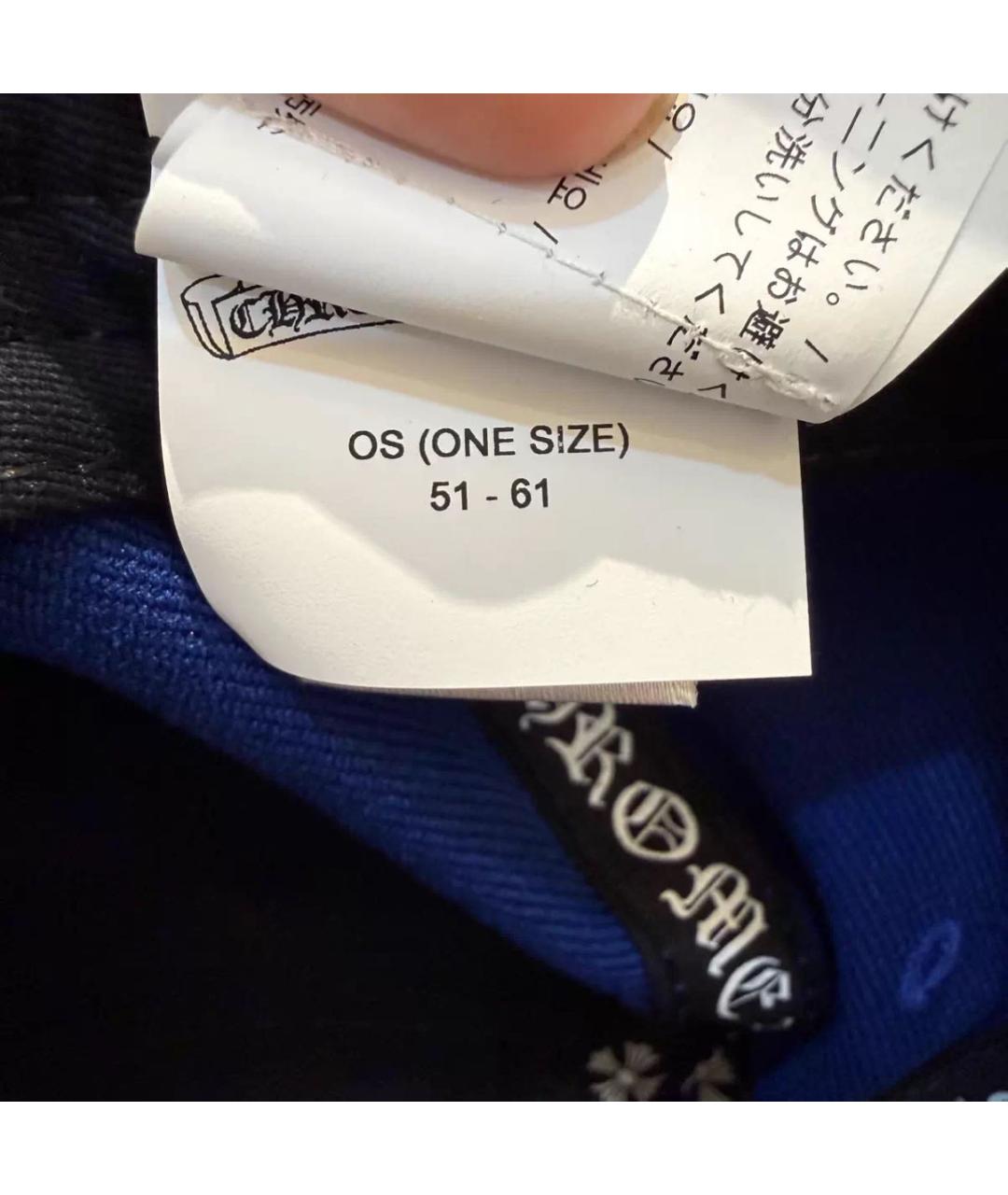 CHROME HEARTS Синяя кепка/бейсболка, фото 6