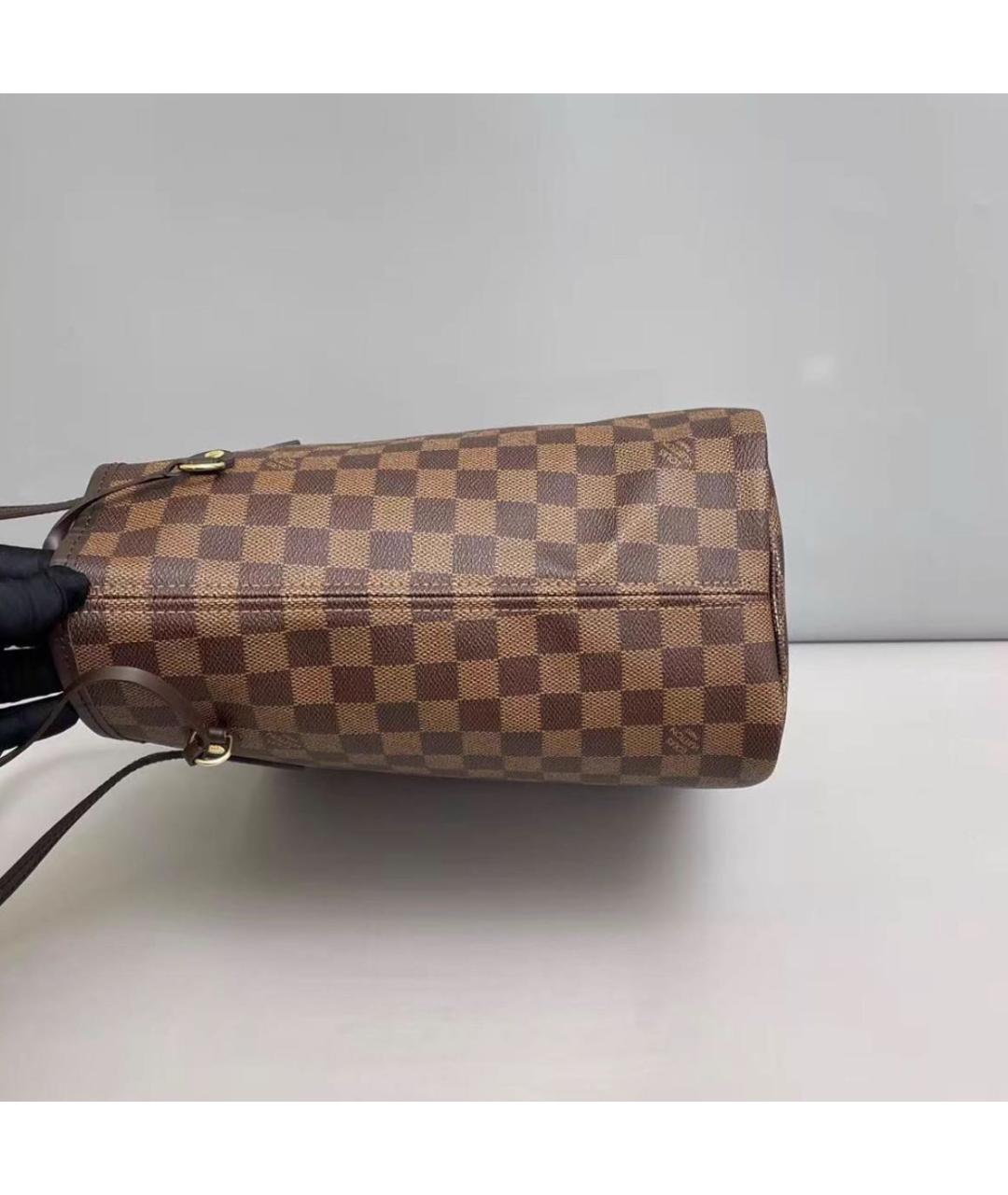 LOUIS VUITTON Коричневая сумка с короткими ручками, фото 4