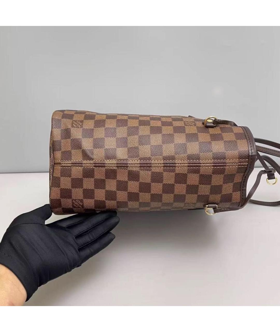 LOUIS VUITTON Коричневая сумка с короткими ручками, фото 3