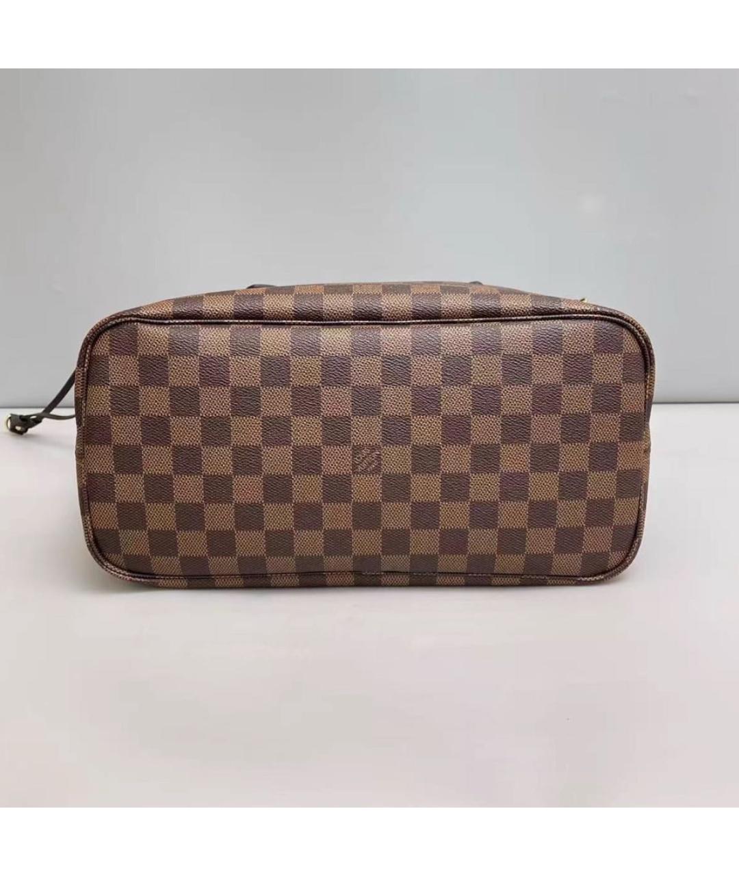 LOUIS VUITTON Коричневая сумка с короткими ручками, фото 5