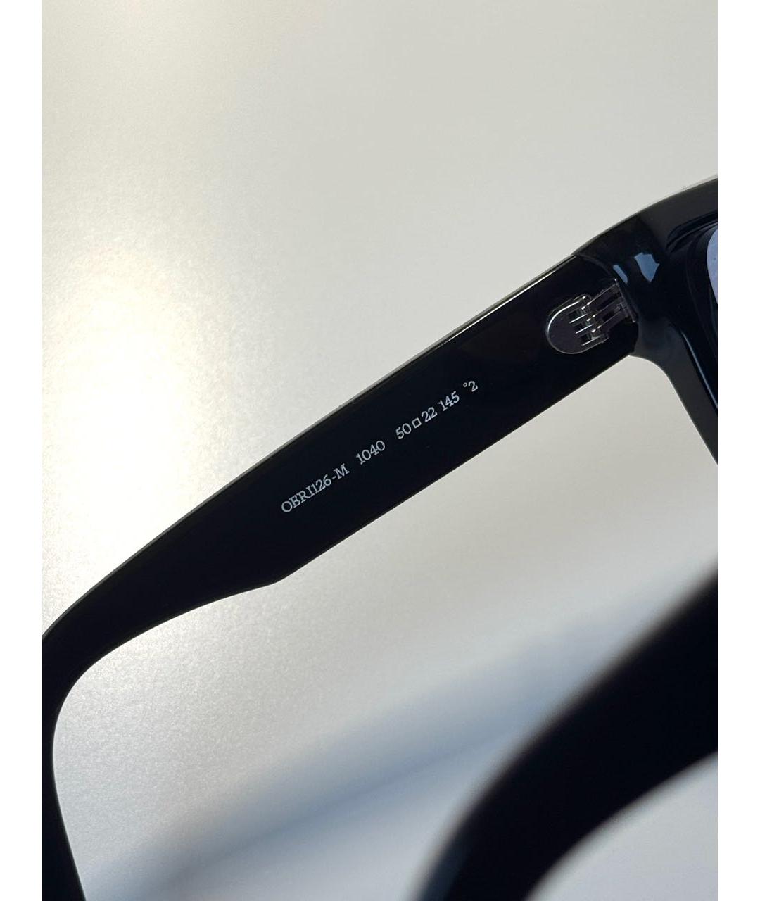 OFF-WHITE Синие пластиковые солнцезащитные очки, фото 4