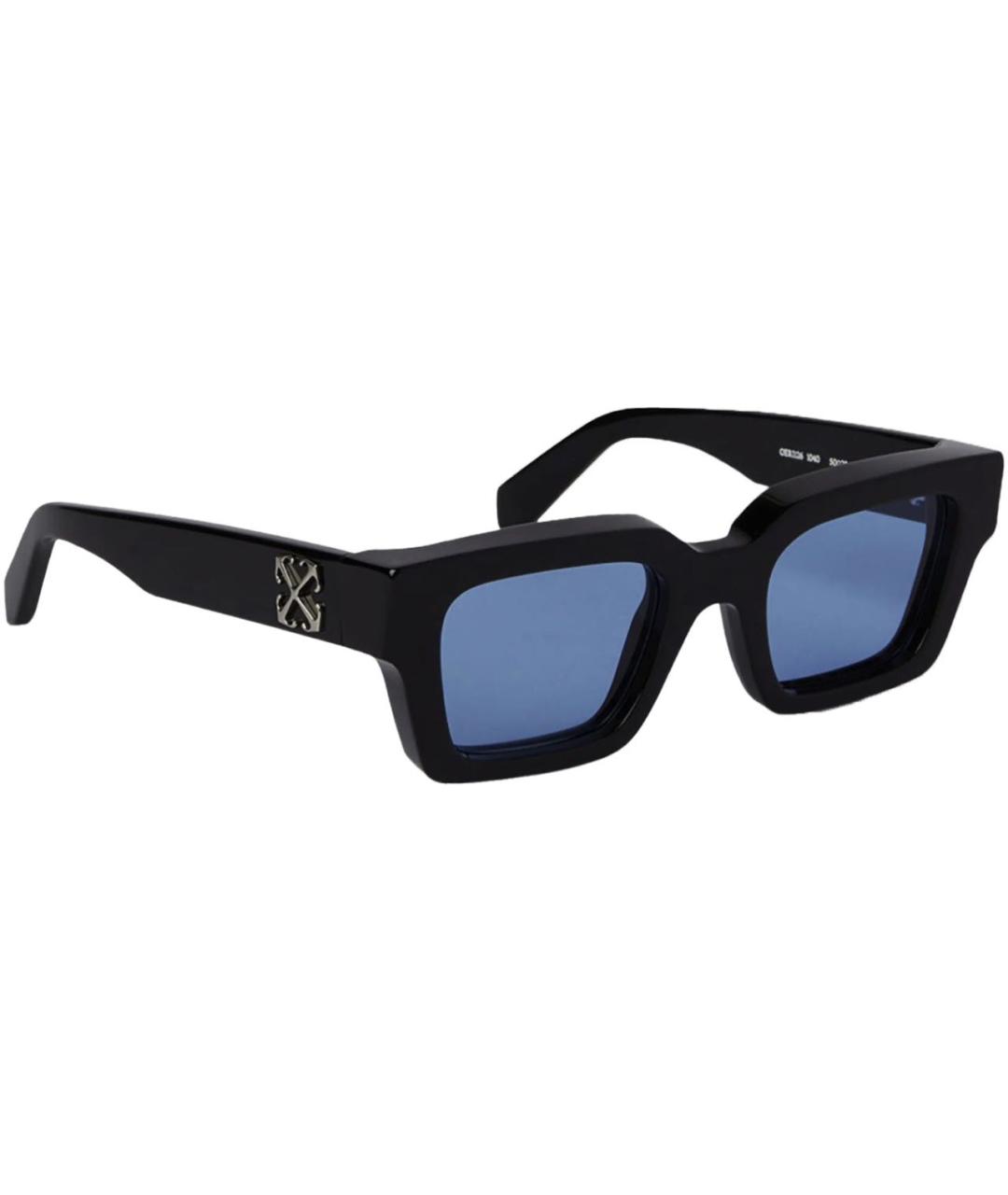 OFF-WHITE Синие пластиковые солнцезащитные очки, фото 1