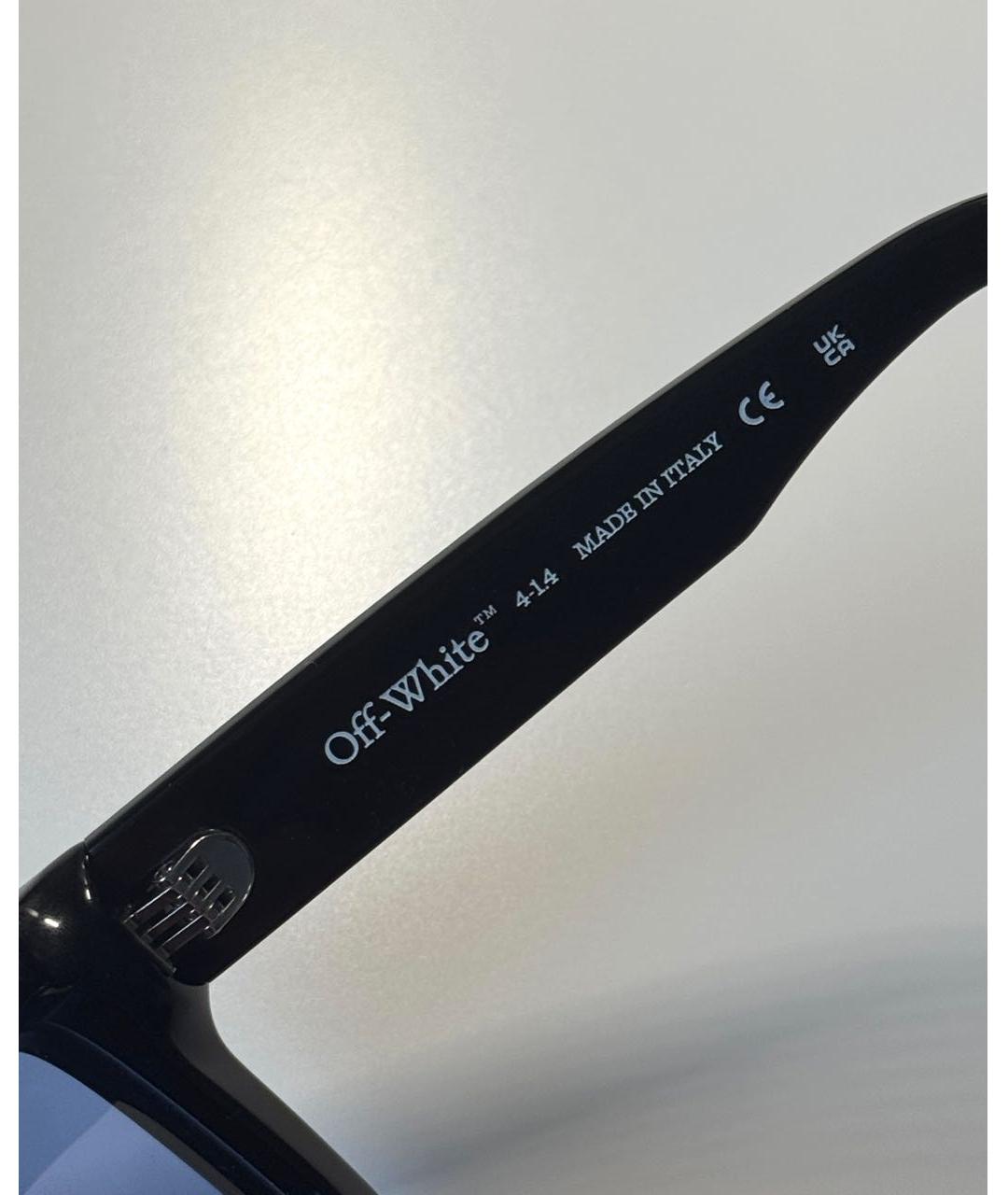 OFF-WHITE Синие пластиковые солнцезащитные очки, фото 3