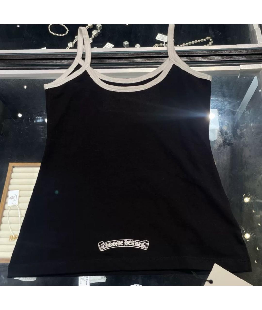 CHROME HEARTS Черная майка, фото 2