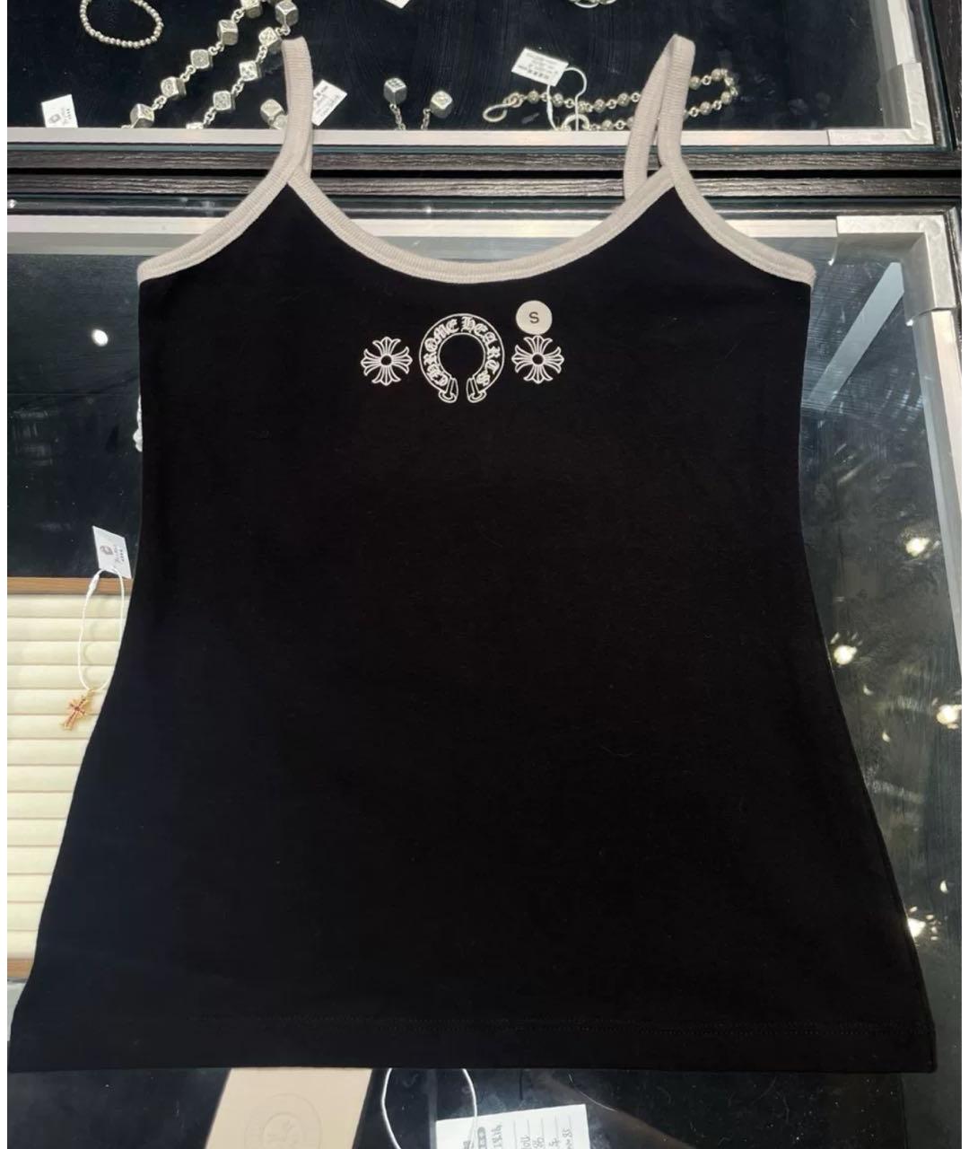 CHROME HEARTS Черная майка, фото 6