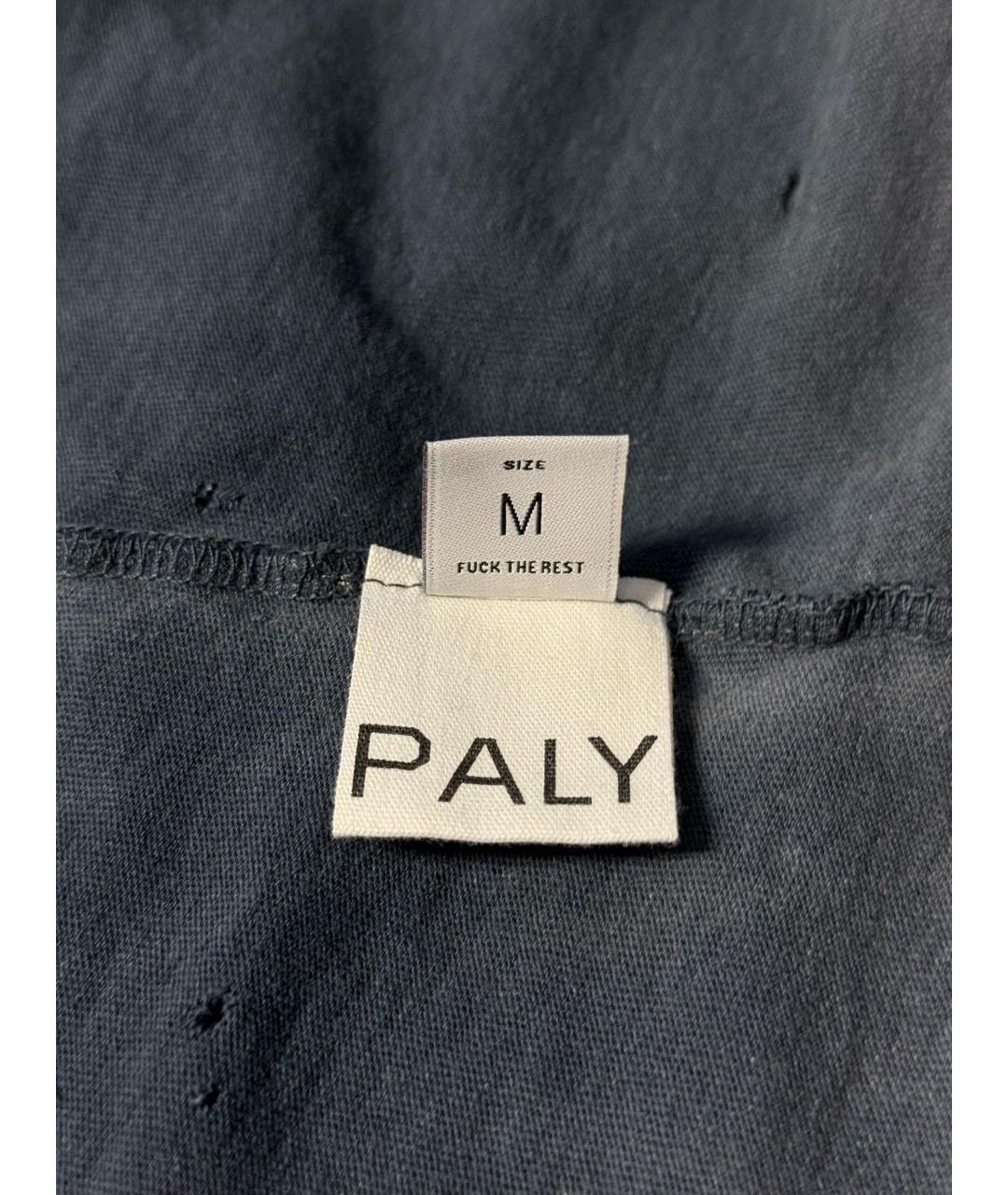 PALY Черная хлопковая футболка, фото 8