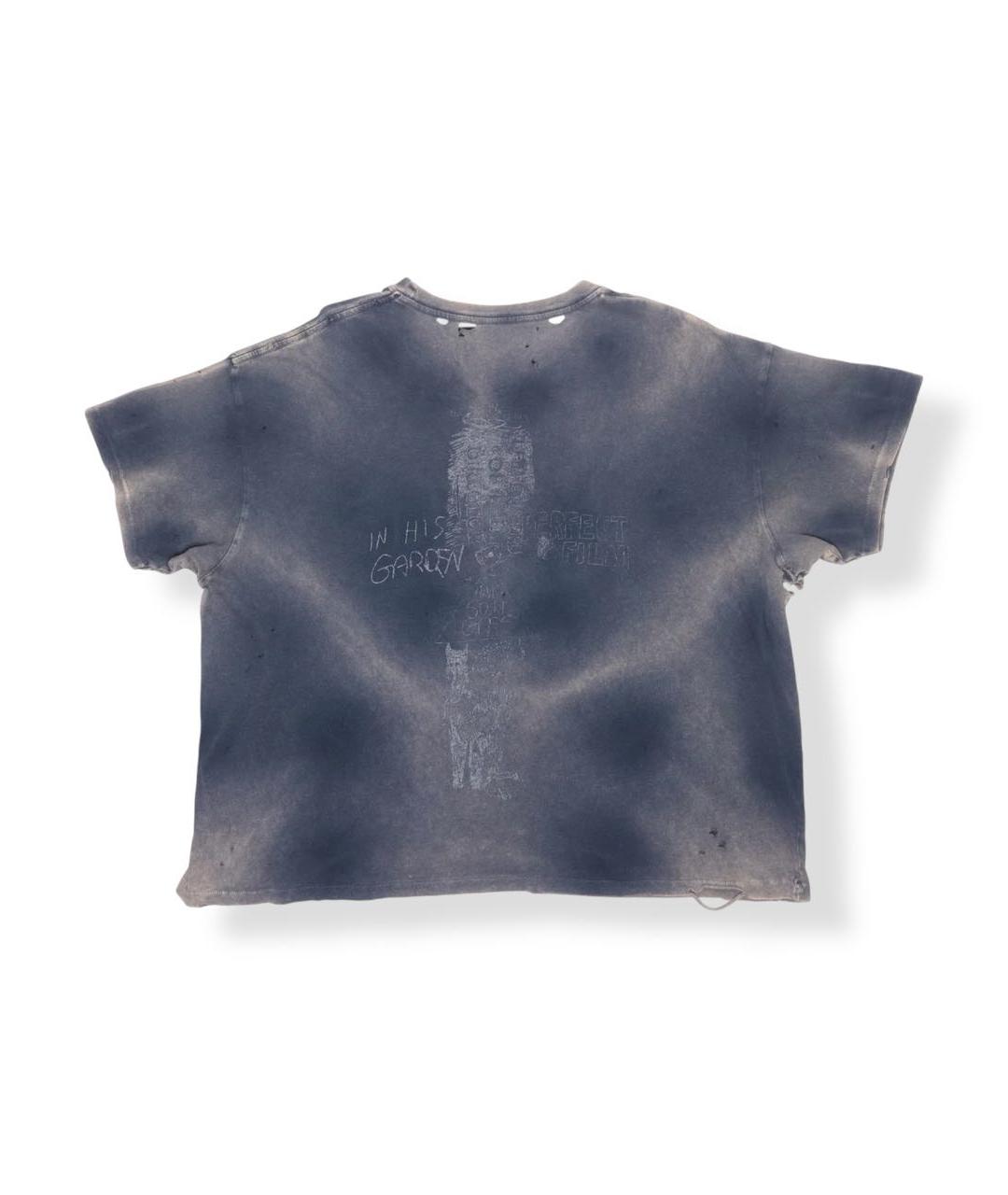 PALY Черная хлопковая футболка, фото 2