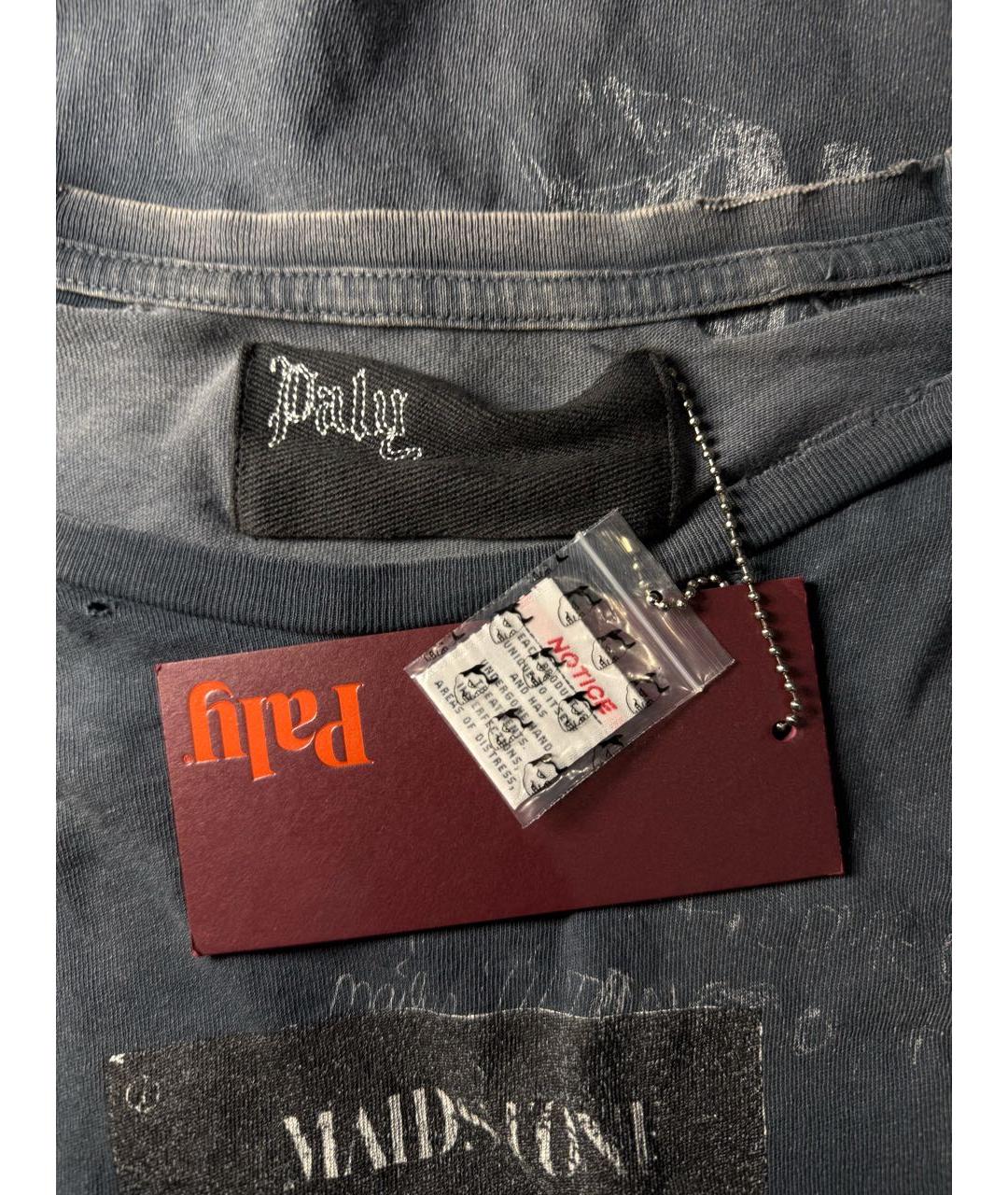 PALY Черная хлопковая футболка, фото 7