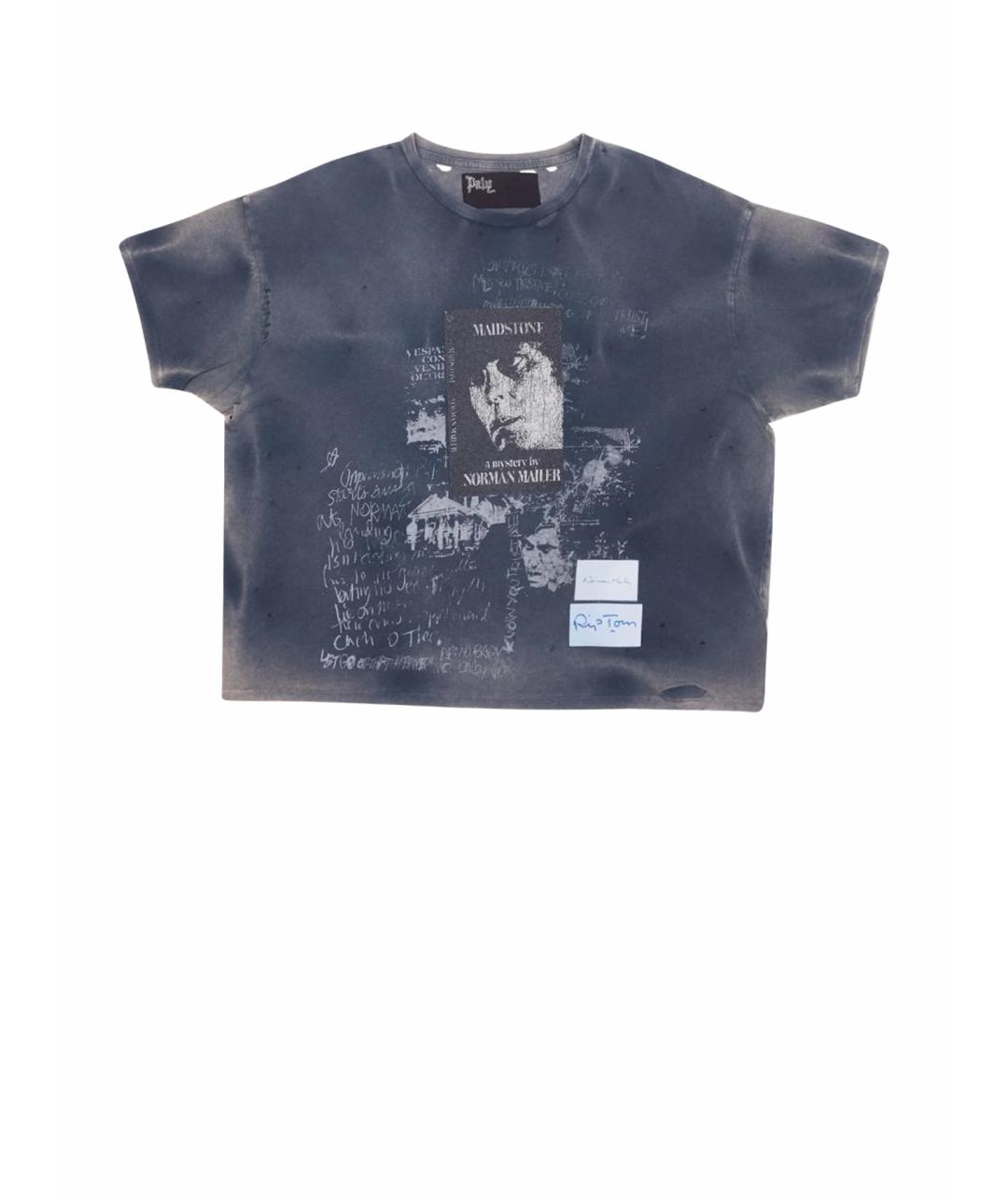 PALY Черная хлопковая футболка, фото 1