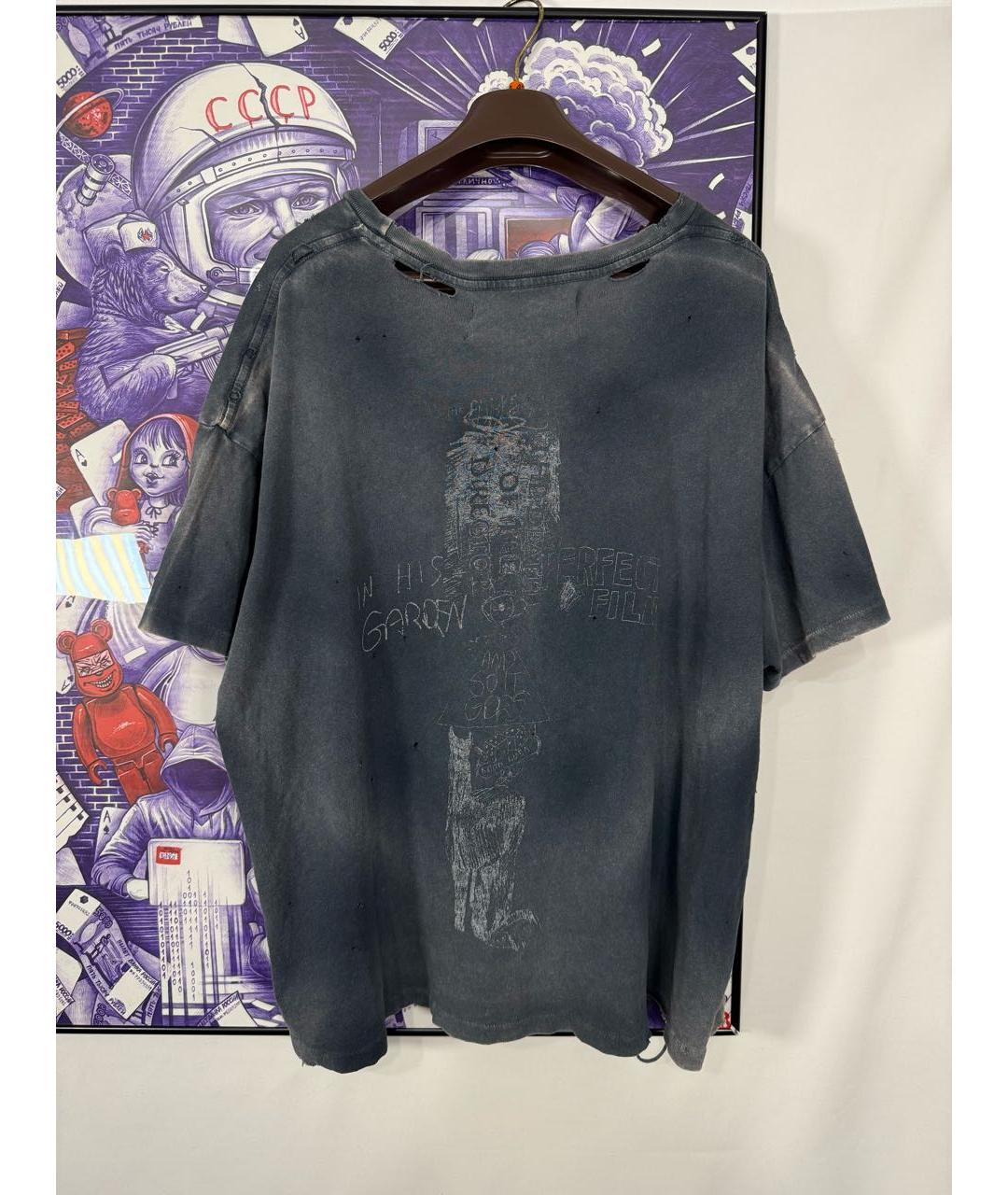 PALY Черная хлопковая футболка, фото 4