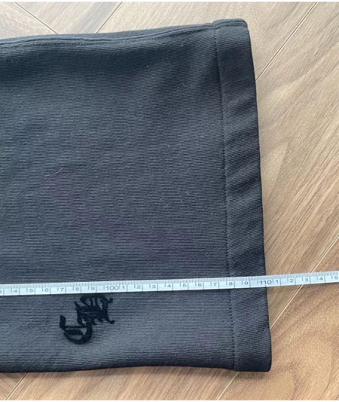 CHROME HEARTS Серые повседневные брюки, фото 4