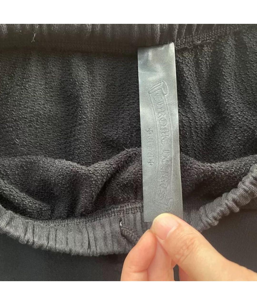 CHROME HEARTS Серые повседневные брюки, фото 3