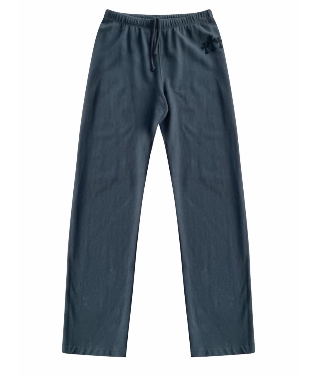 CHROME HEARTS Серые повседневные брюки, фото 1