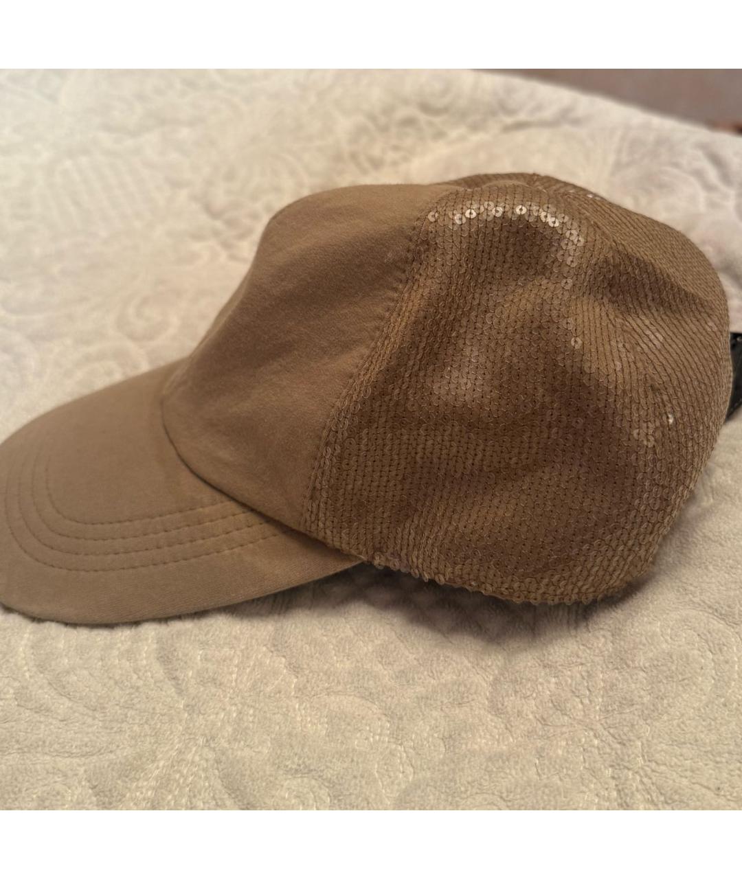 BRUNELLO CUCINELLI Бежевая шерстяная кепка, фото 3
