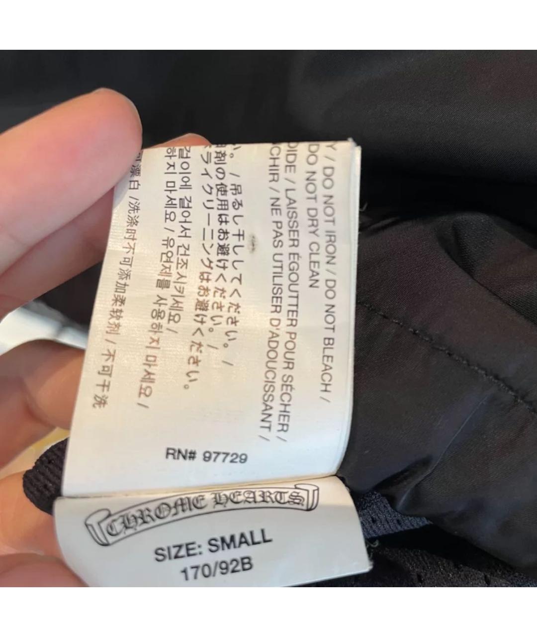 CHROME HEARTS Черная куртка, фото 4