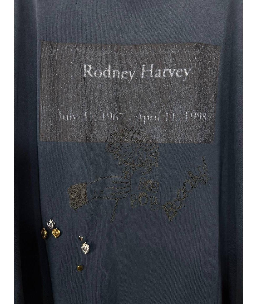 PALY Темно-синяя хлопковая футболка, фото 5