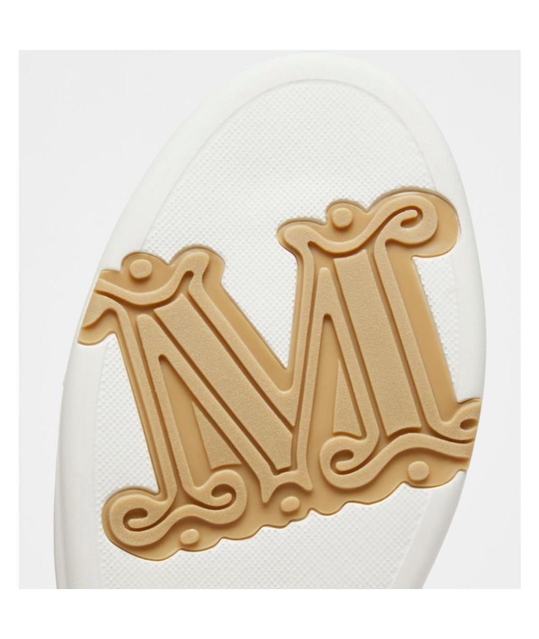 MAX MARA Бежевые замшевые кеды, фото 6