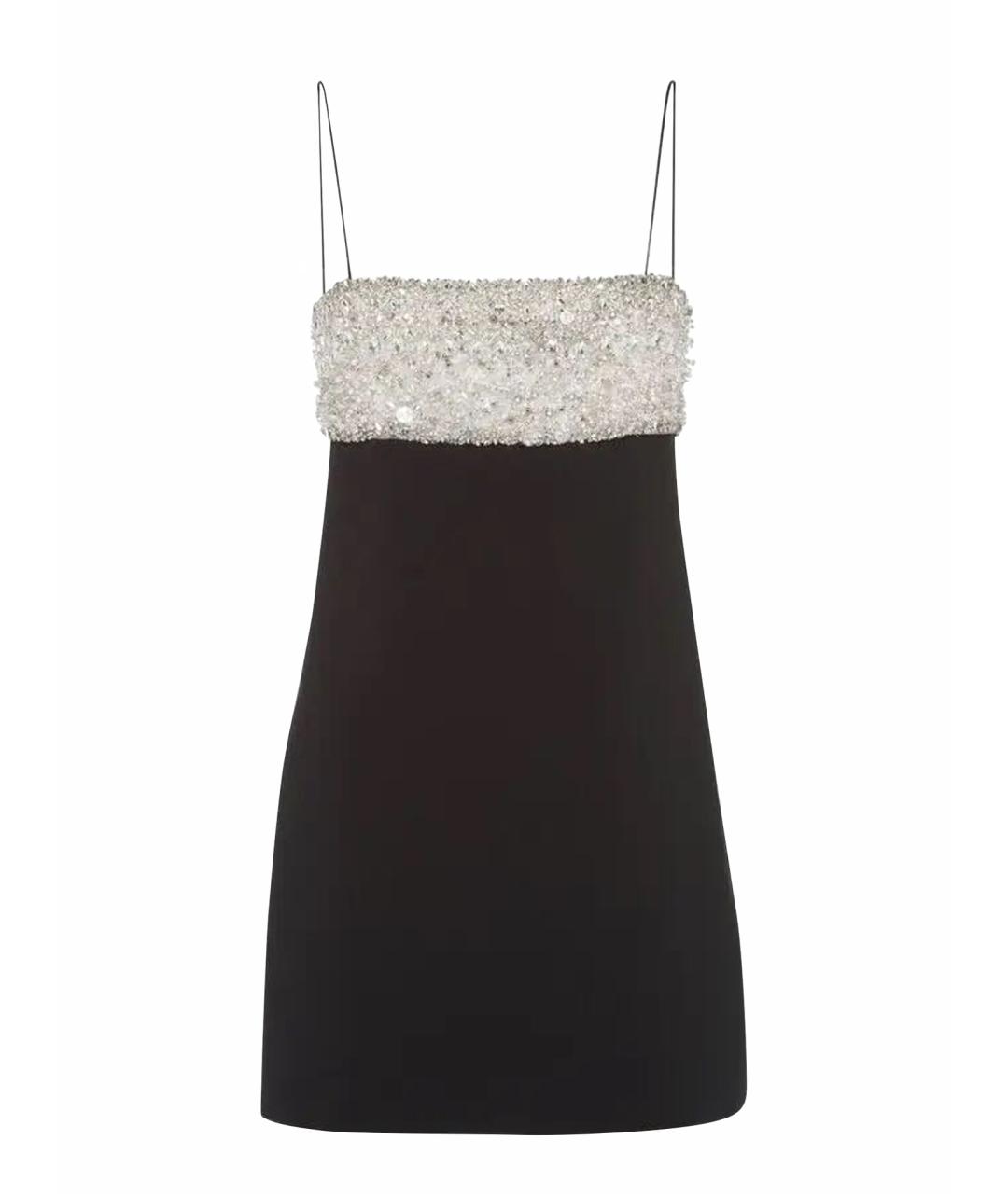 MIU MIU Черное полиэстеровое вечернее платье, фото 1